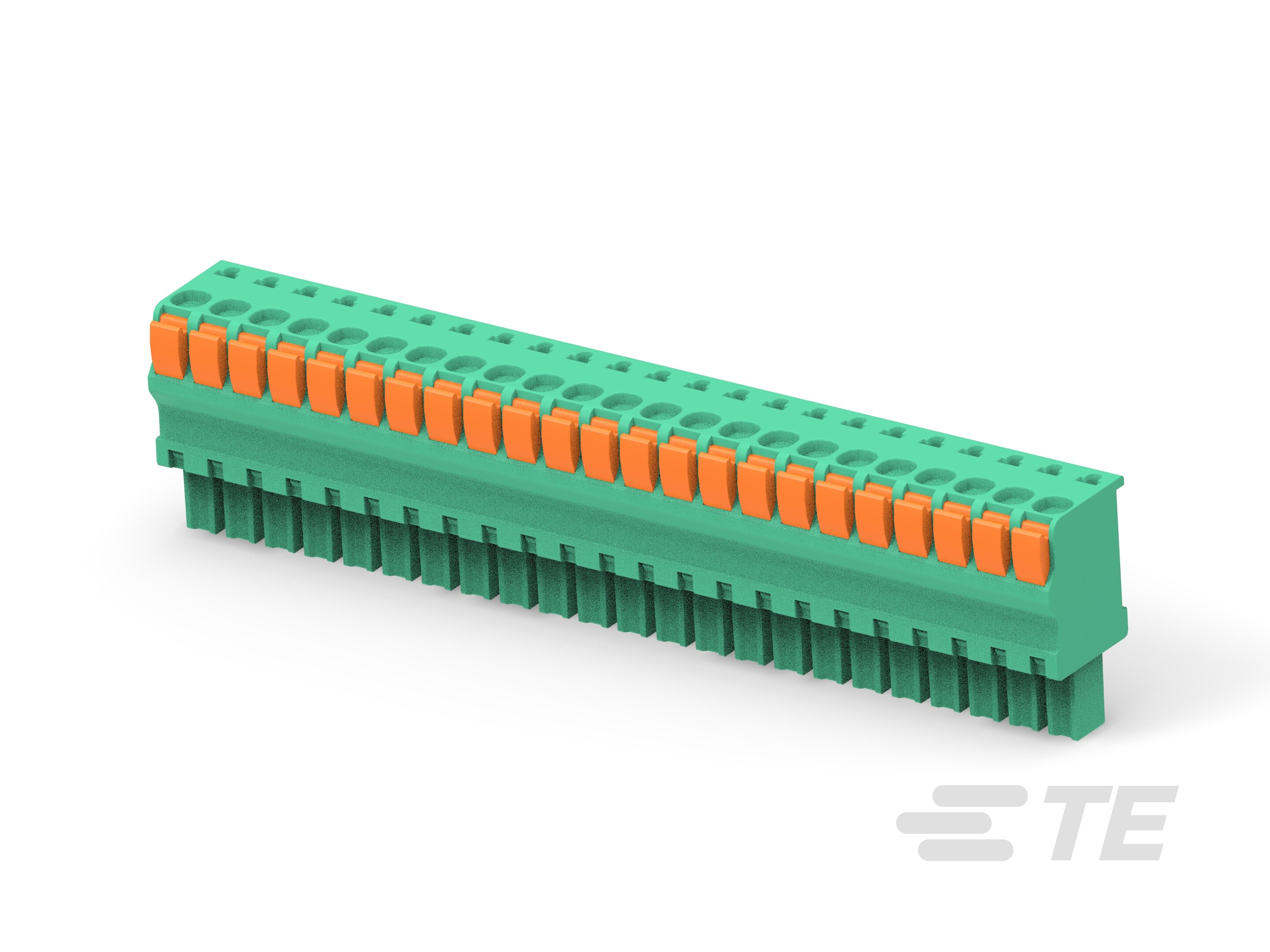 STR PLUG SPRING TYPE LH 23P, 3.81mm-2-1986722-3