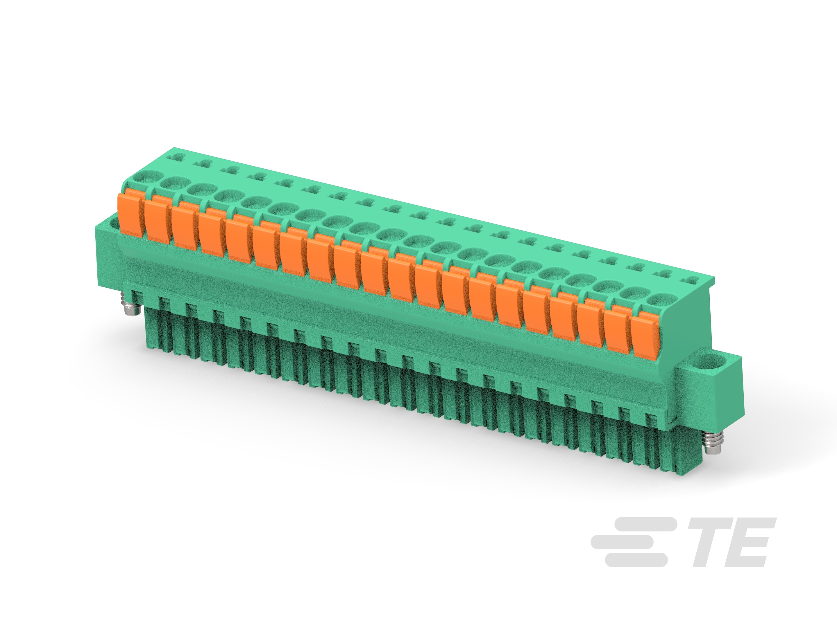 STR PLUG SPRING TYPE RH 20P, 3.50mm-2-1986723-0