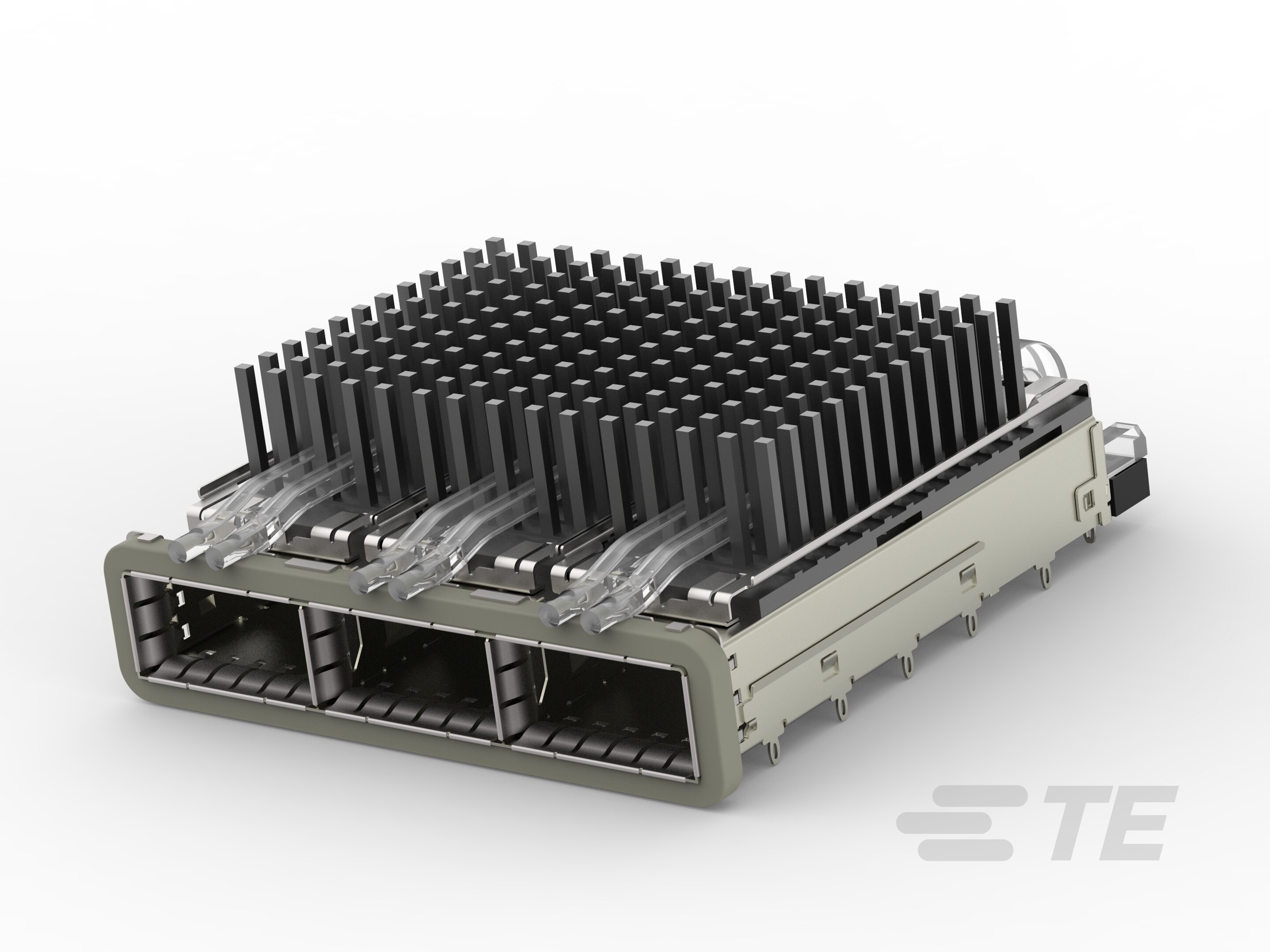 CAGE ASSY, QSFP28, 1X3, GASKET, HS, LP-2-2170769-6