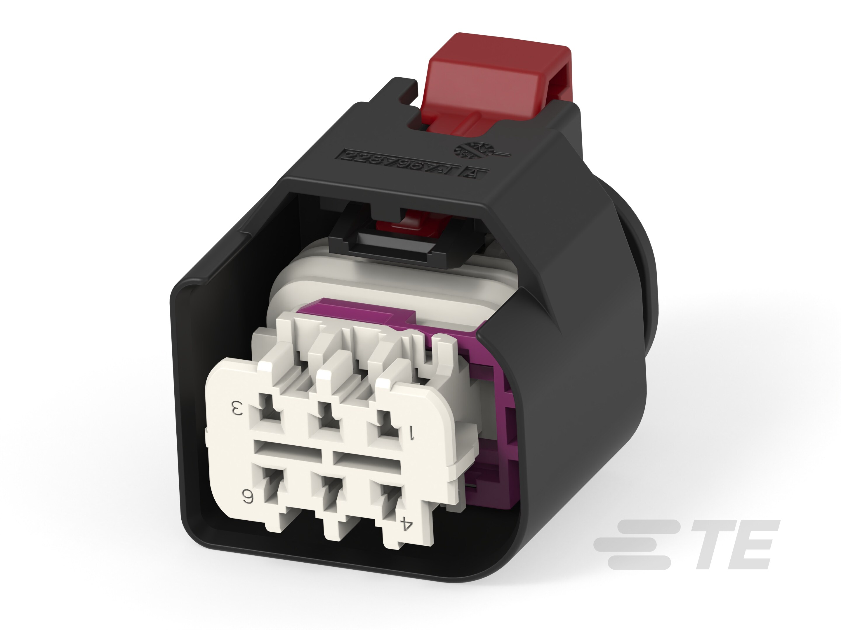 6POS,MCON 1.2,REC HSG,ASSY,SLD-2-2287965-5