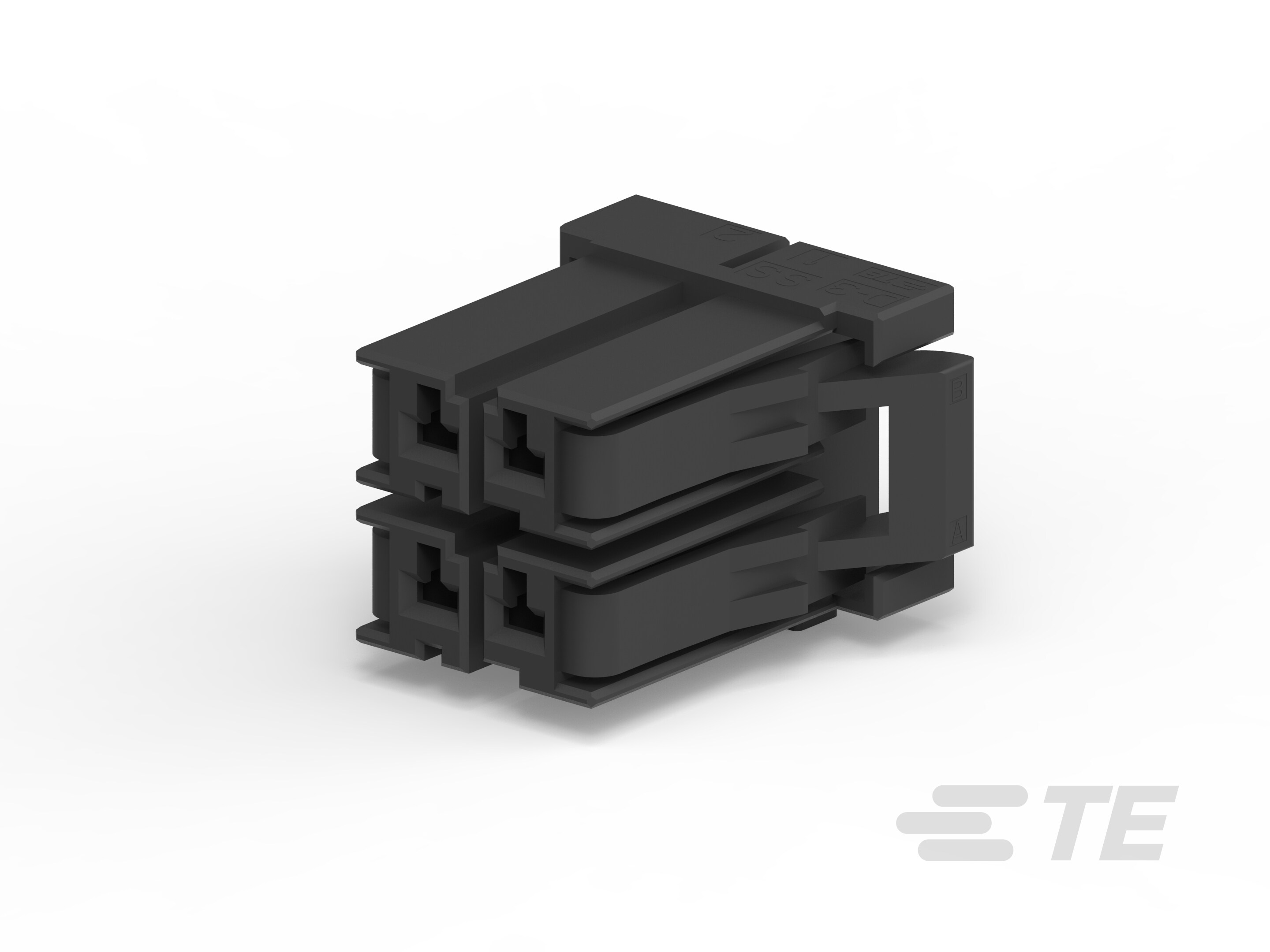 D3200M FMLB REC HSG WITH HOOK  4P SSKEY-2-2291727-2