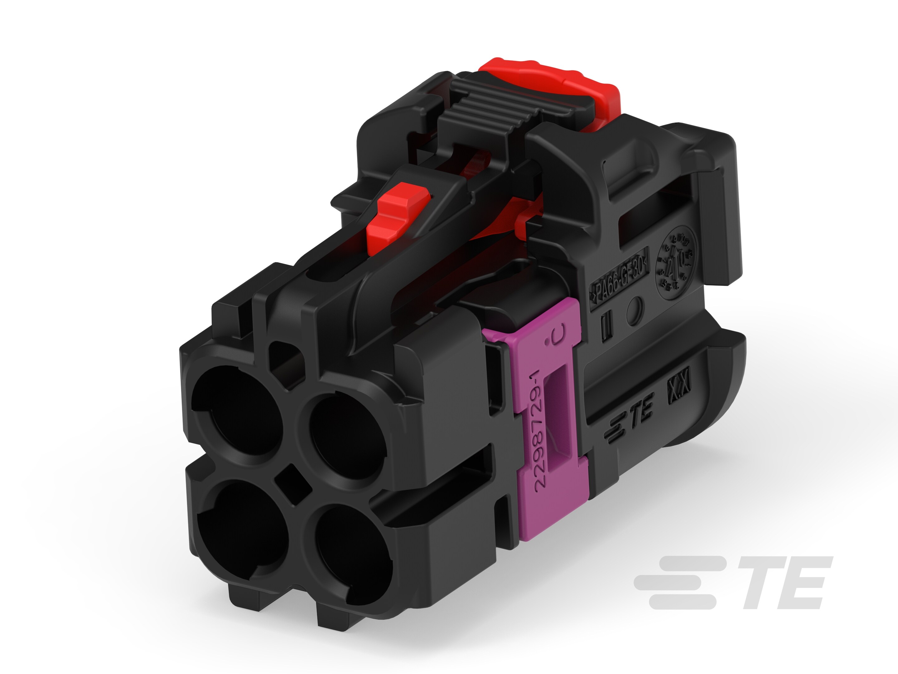 4P,MATE-AX,SOC HSG ASSY,180DEG,COD A-2-2298721-1
