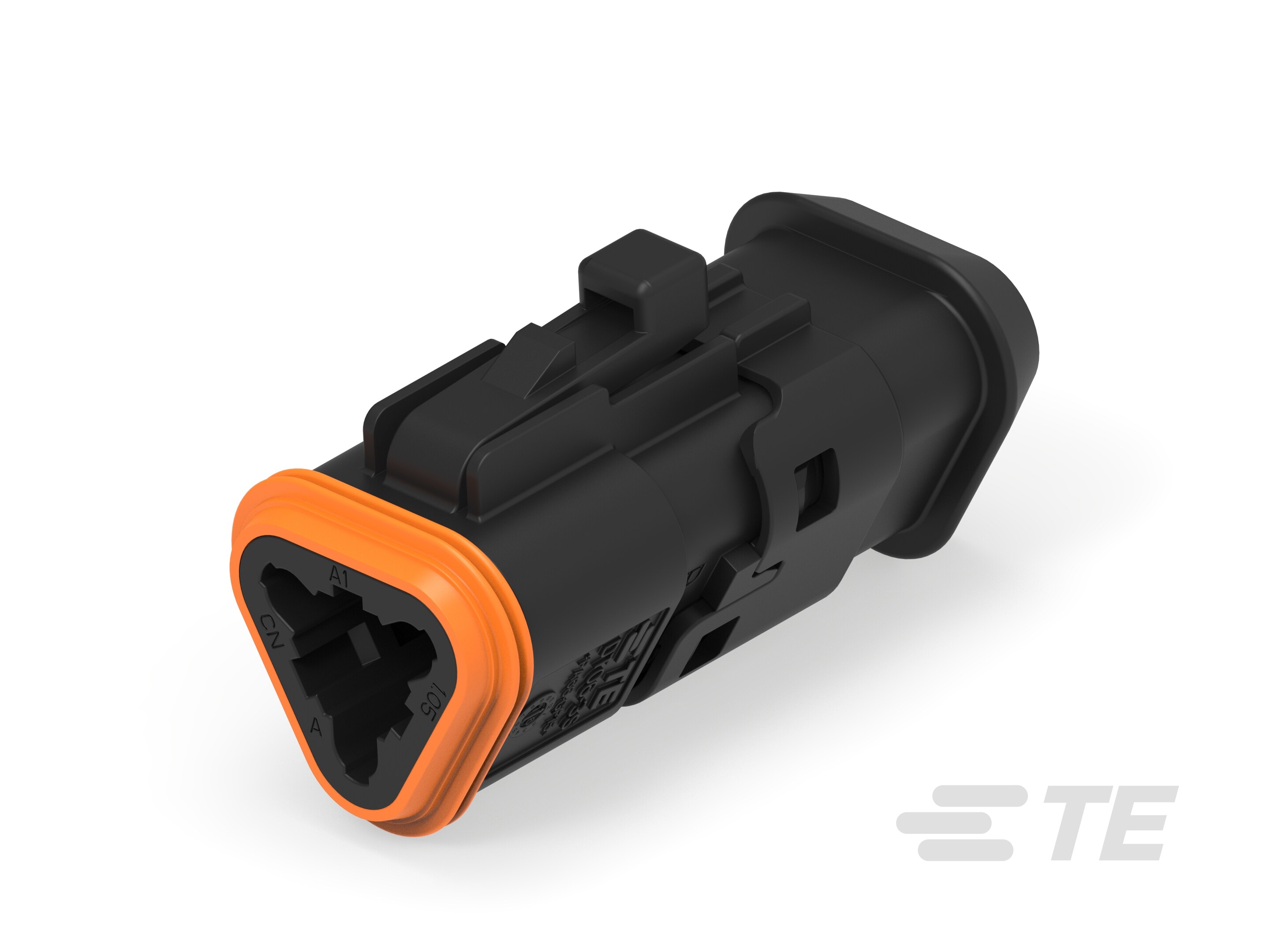DT06-3S-TN82, PLG, 3P, BLK, N, SNAPXCAP-2-2303816-3