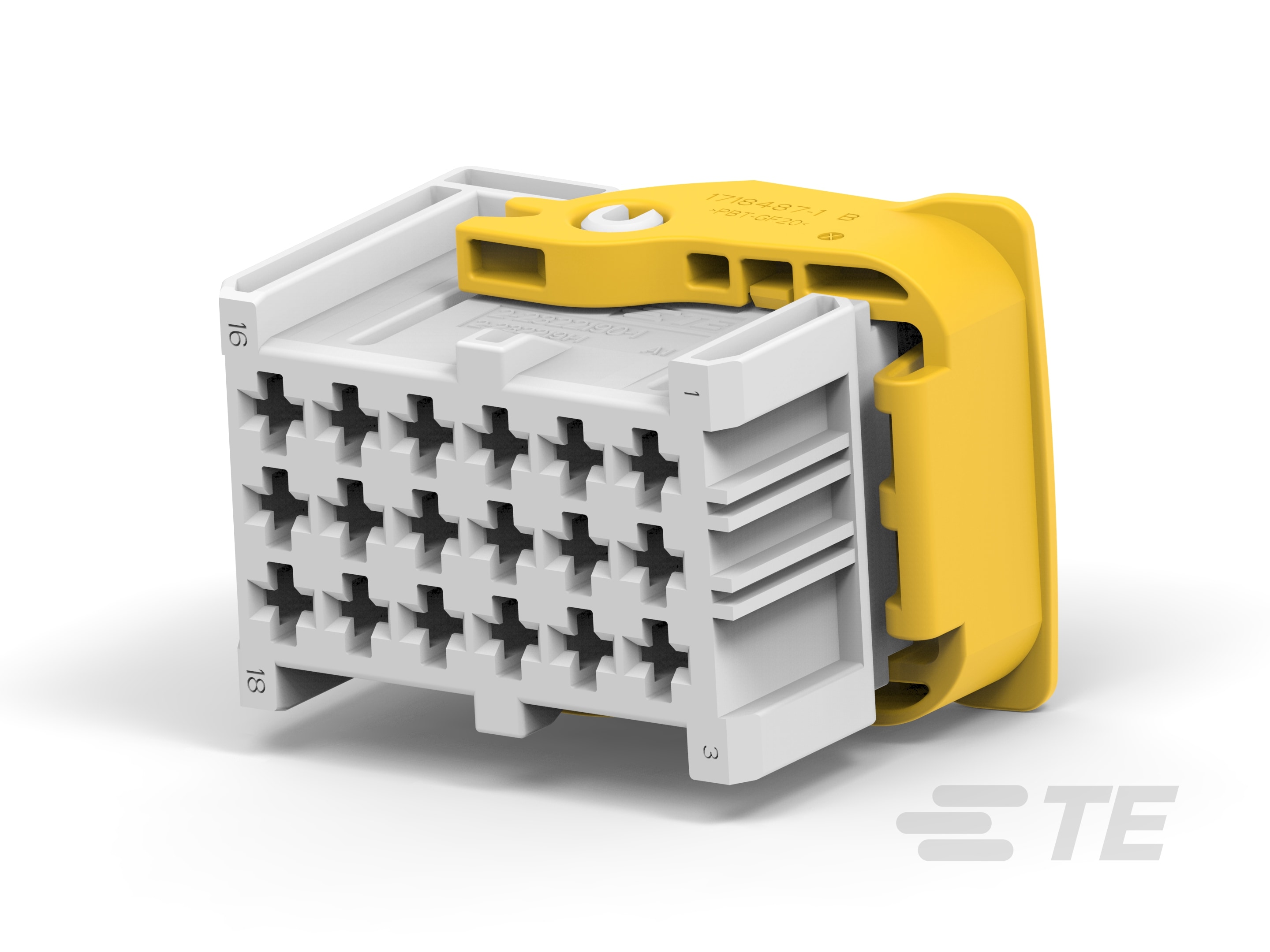 18POS,AMP MCP 2.8,REC HSG ASSY,COD B-2-2322190-1