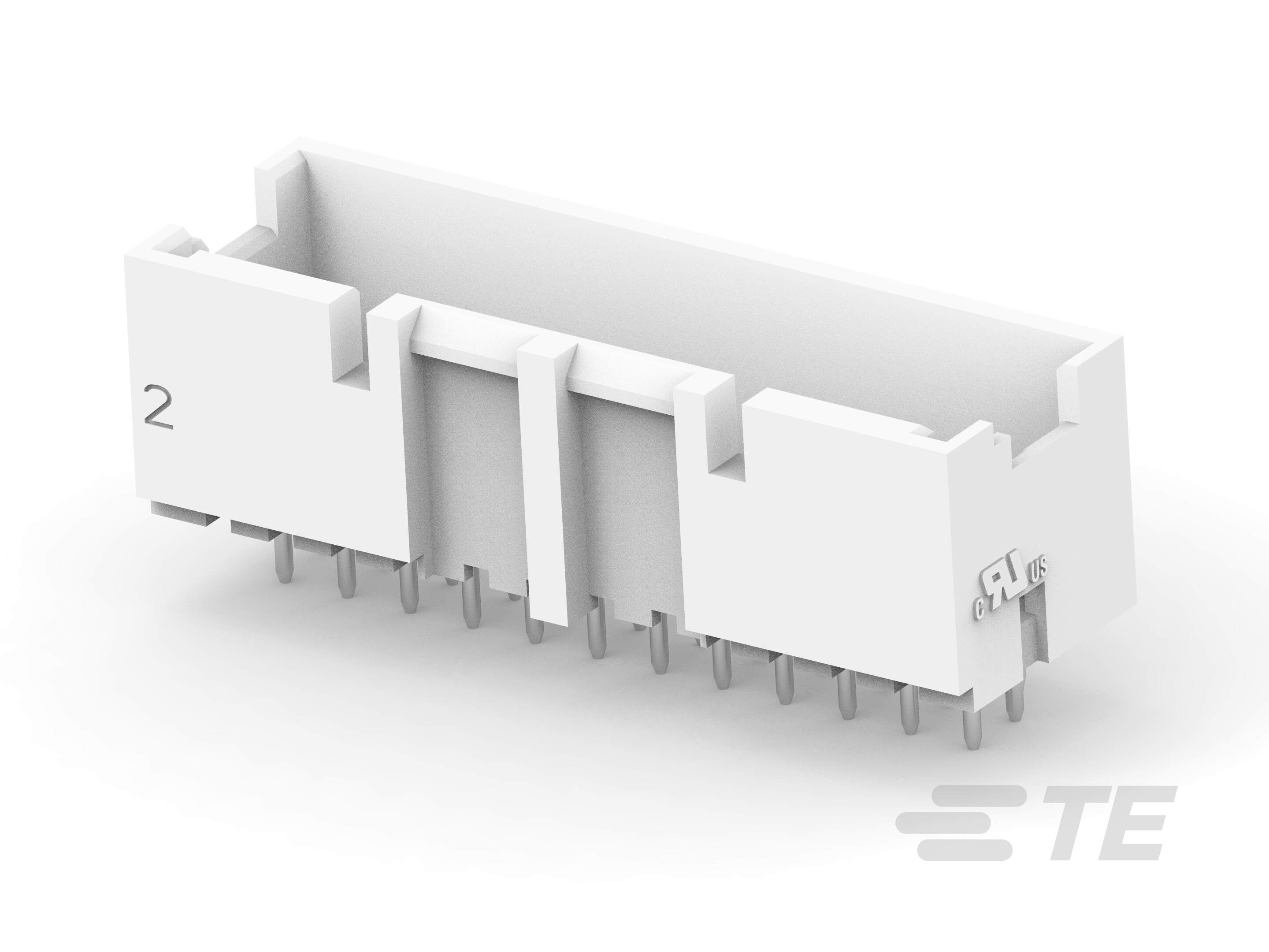 ASSY,HDR,VERT,GWT,NO-BOSS,DUAL ROW,EP2.5-2-2323751-4
