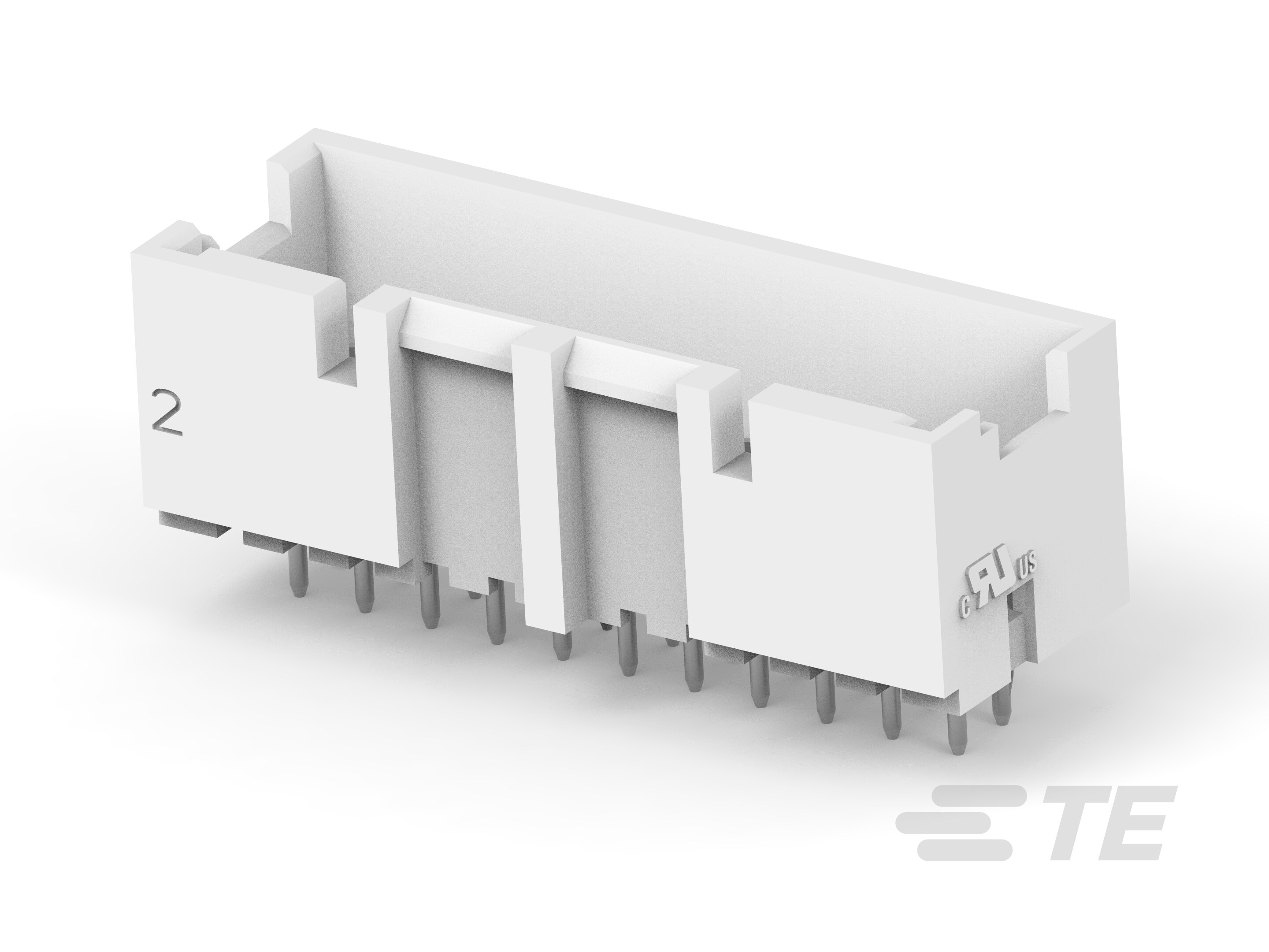 ASSY,HDR,VERT,GWT,BOSSED,DUAL ROW, EP2.5-2-2324245-2
