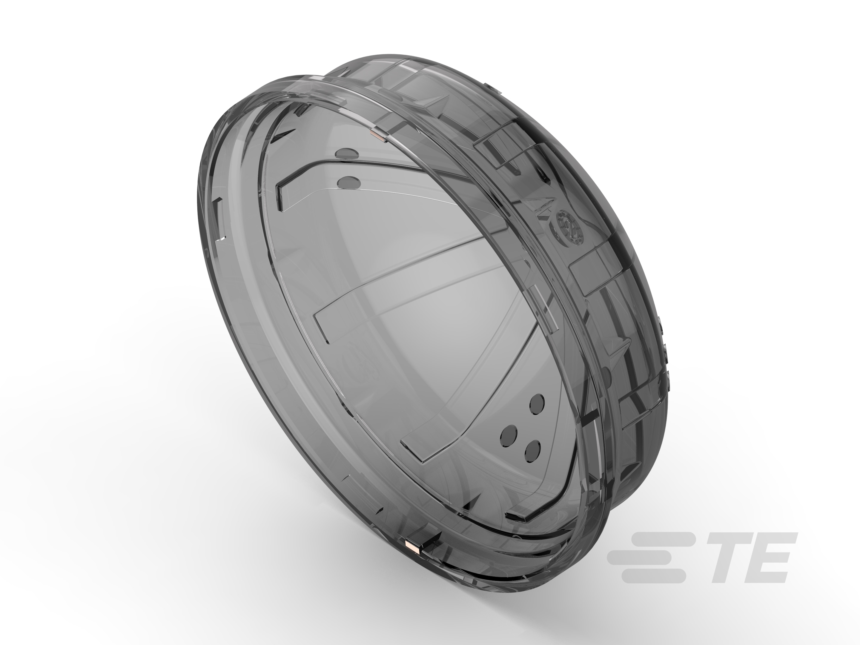 LUMAWISE S 80MM DIA DOME SMOKE GRAY LOW-2-2328823-1