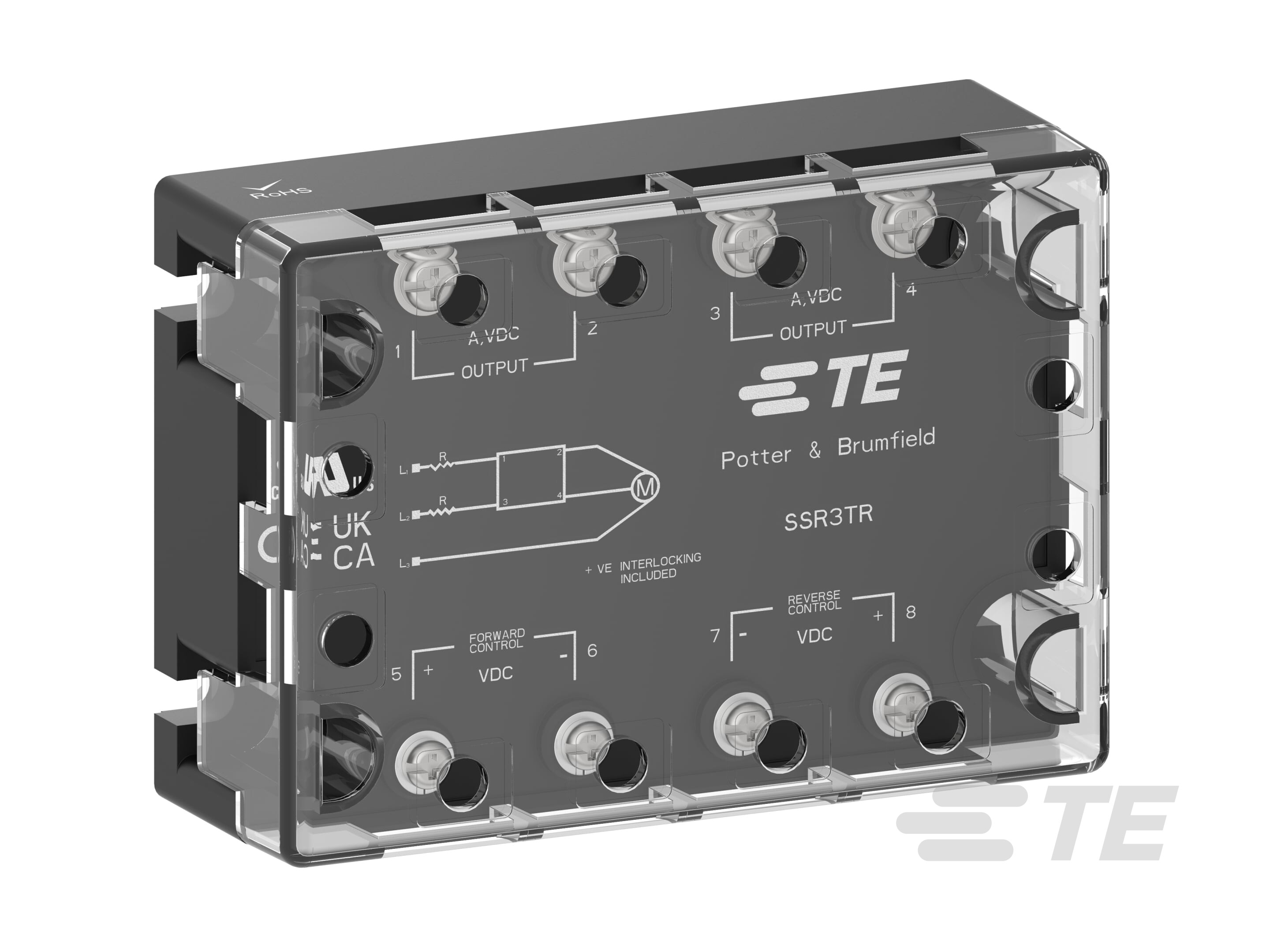 SSR3TR-480D25=3PH SERIS-TRI,FR,PANL MNT-2-2345984-4