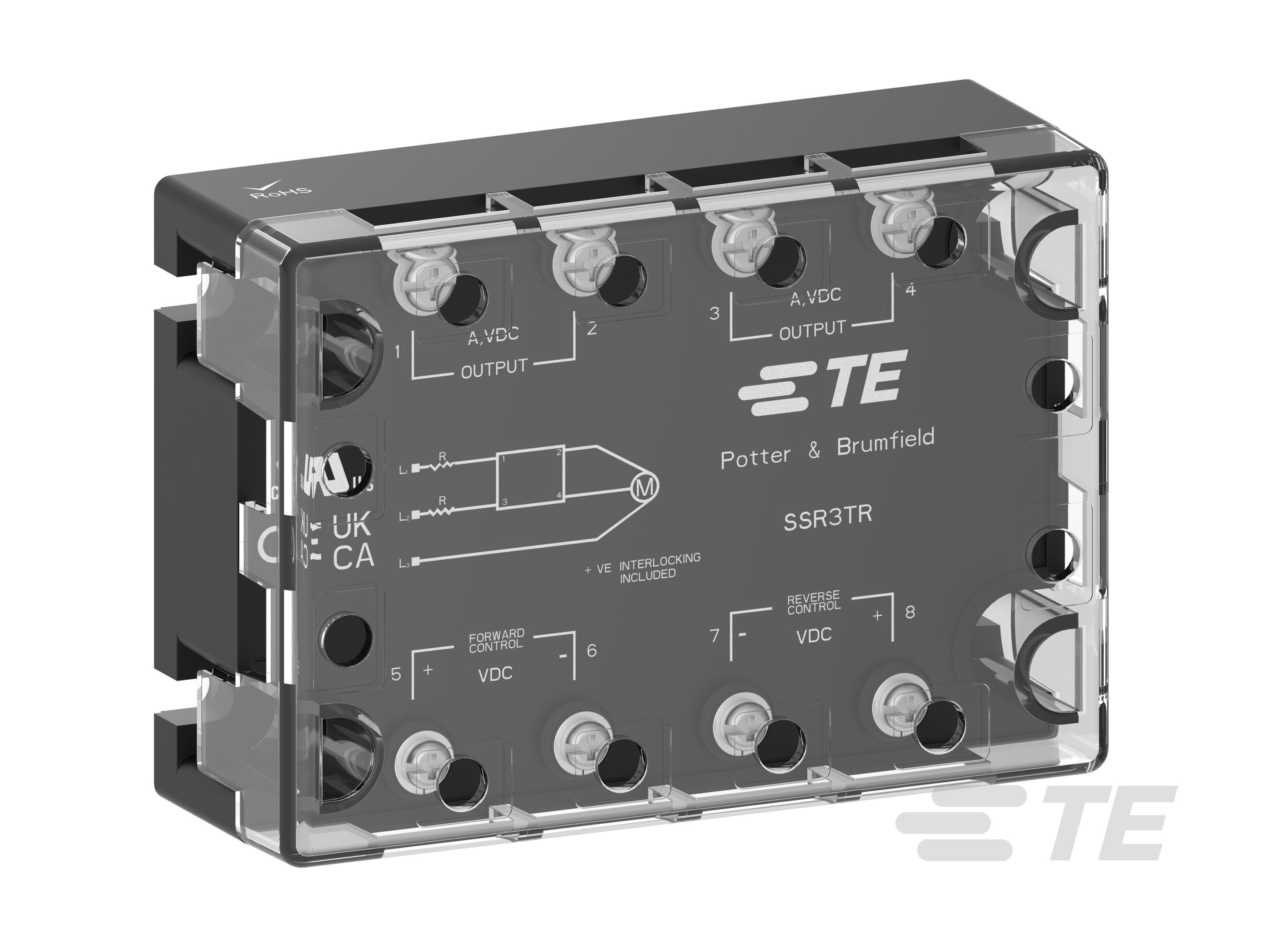 SSR3TR-480D10R=3PH SERIS-TRI,FR,PANL MNT-2-2345984-6