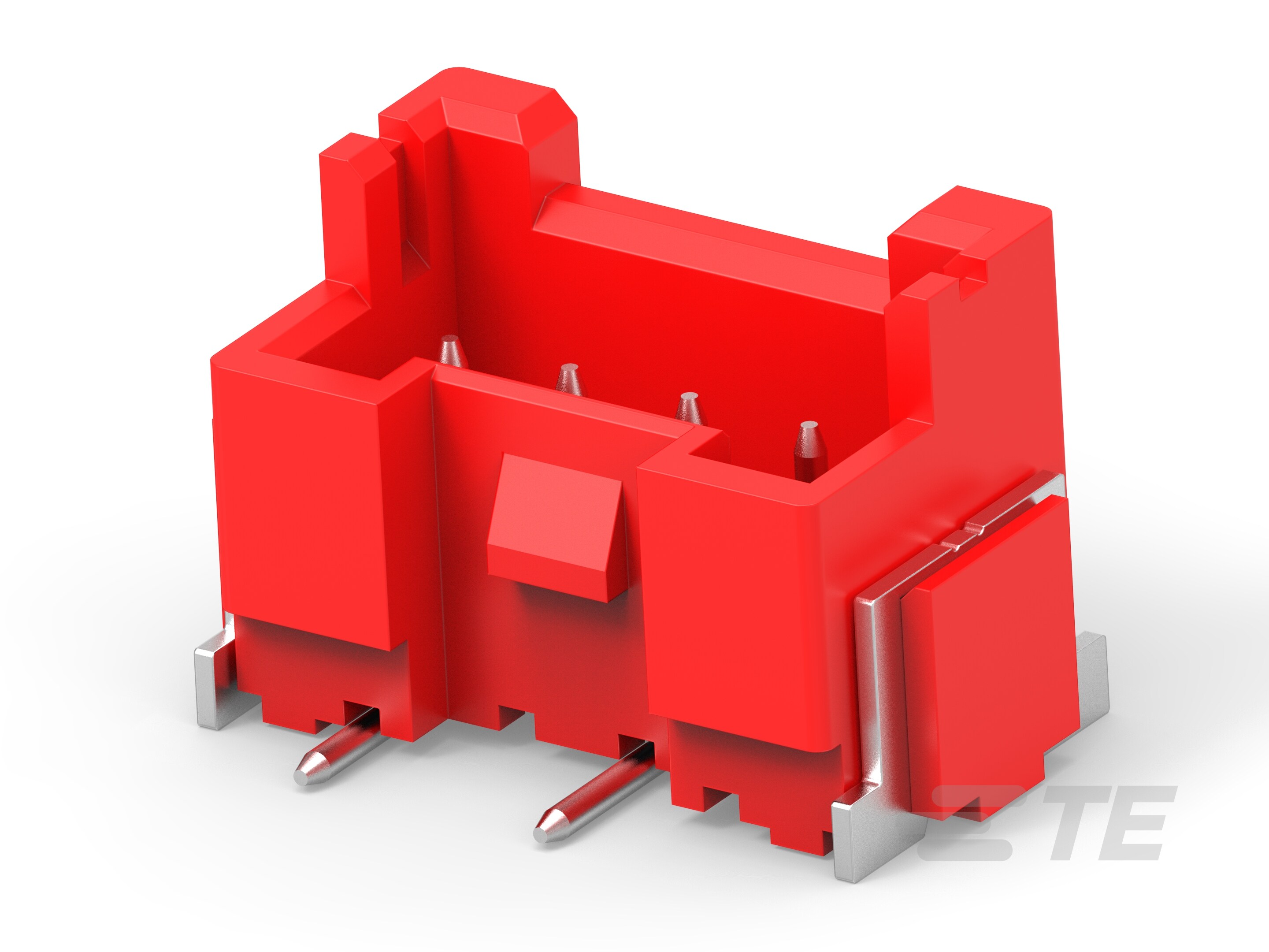 EP2.5 single row SMT header,4P,red-2-2365497-4