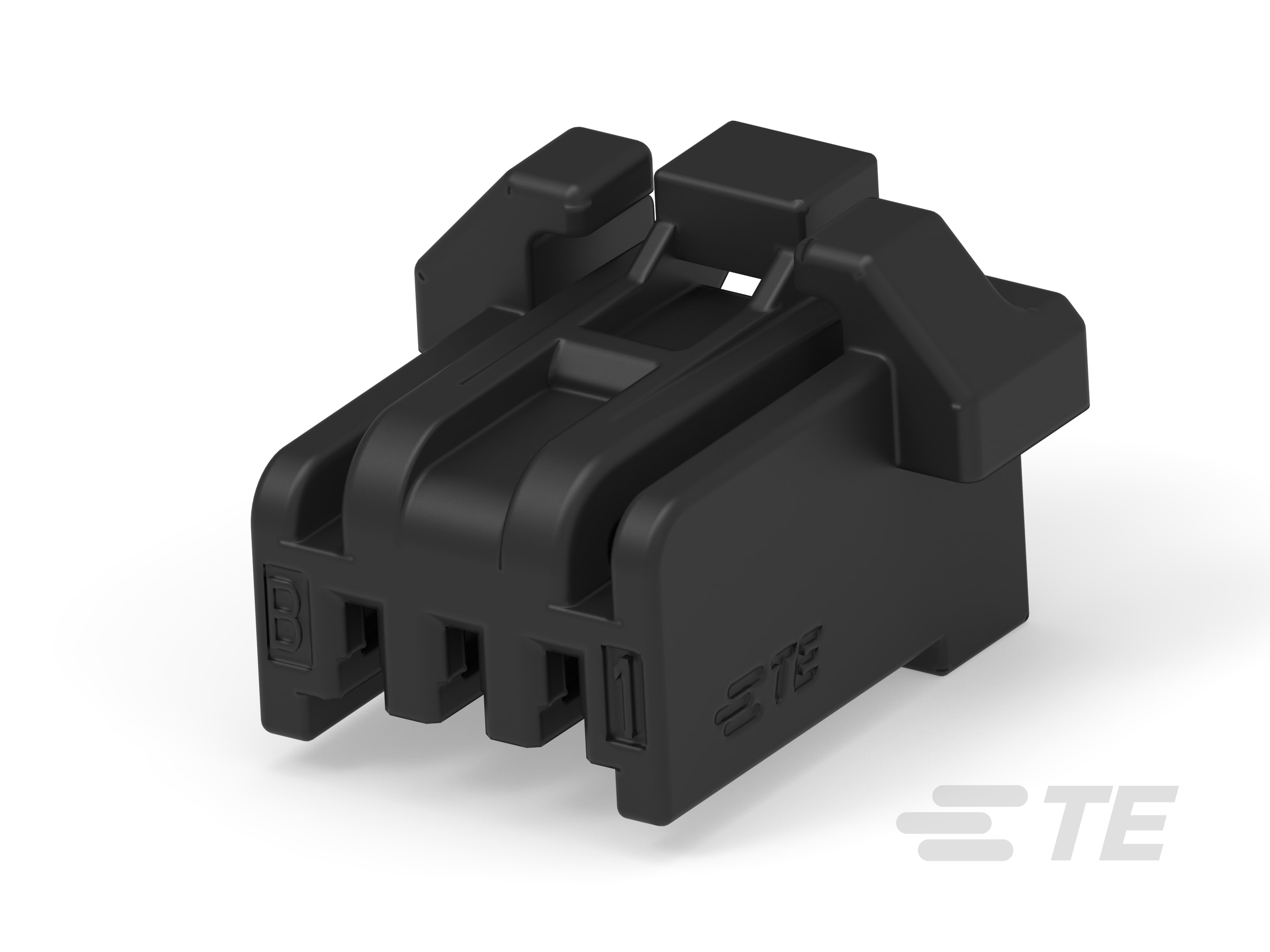 SGI 1.25 Plug HSG, 3P, Key B, Black-2-2371404-3