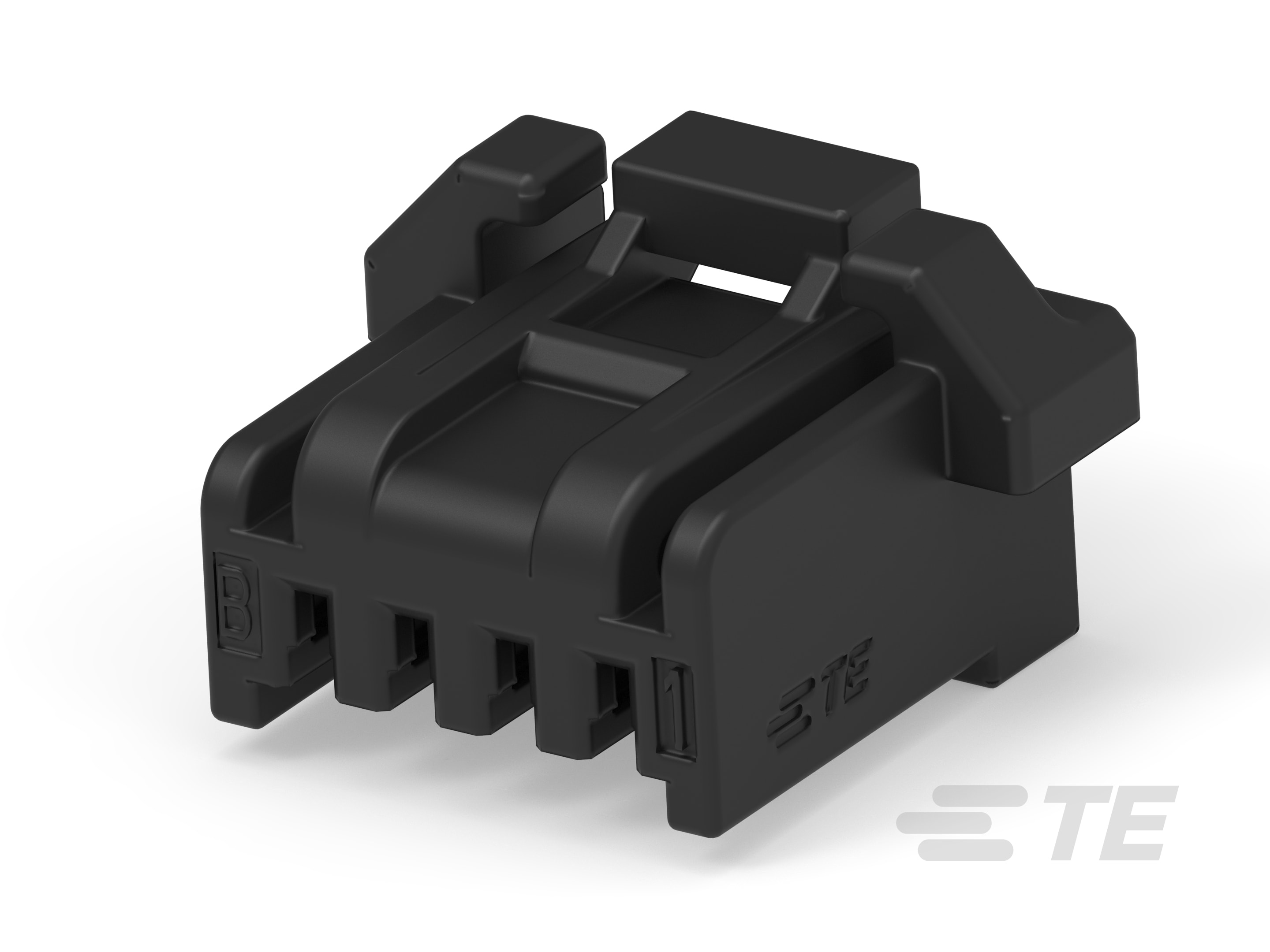 SGI 1.25 Plug HSG, 4P, Key B, Black-2-2371404-4