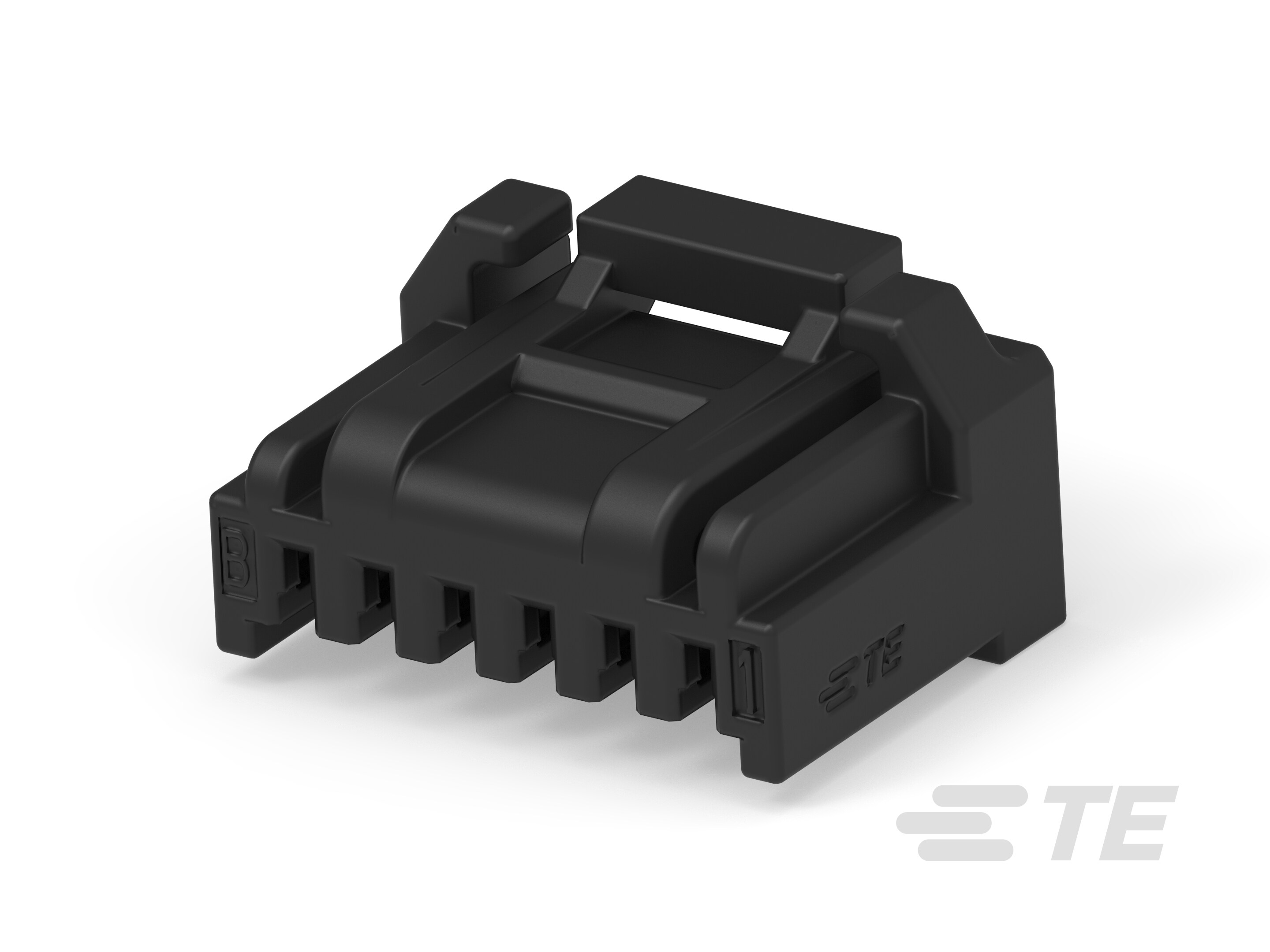 SGI 1.25 Plug HSG, 6P, Key B, Black-2-2371404-6