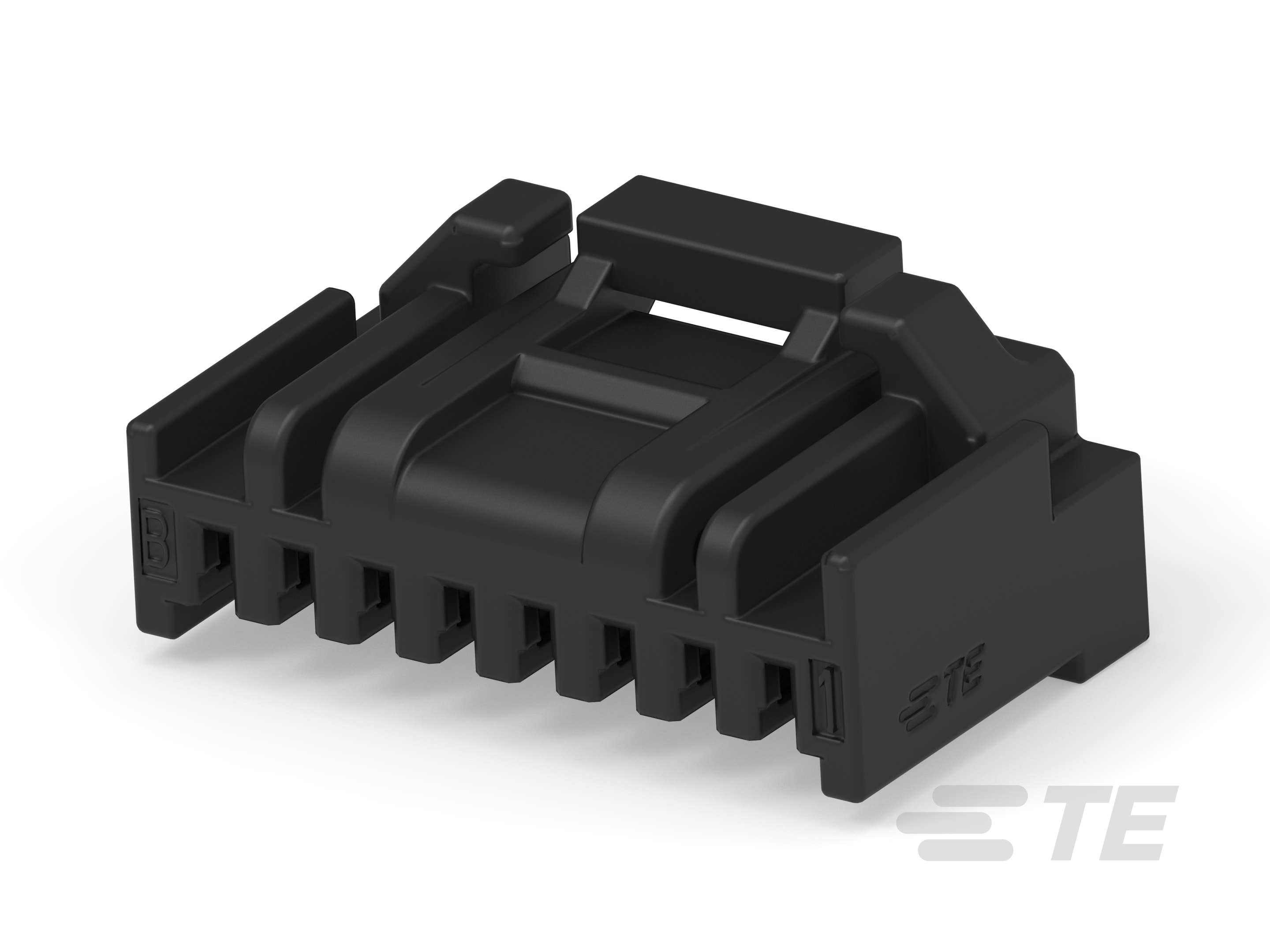 SGI 1.25 Plug HSG, 8P, Key B, Black-2-2371404-8