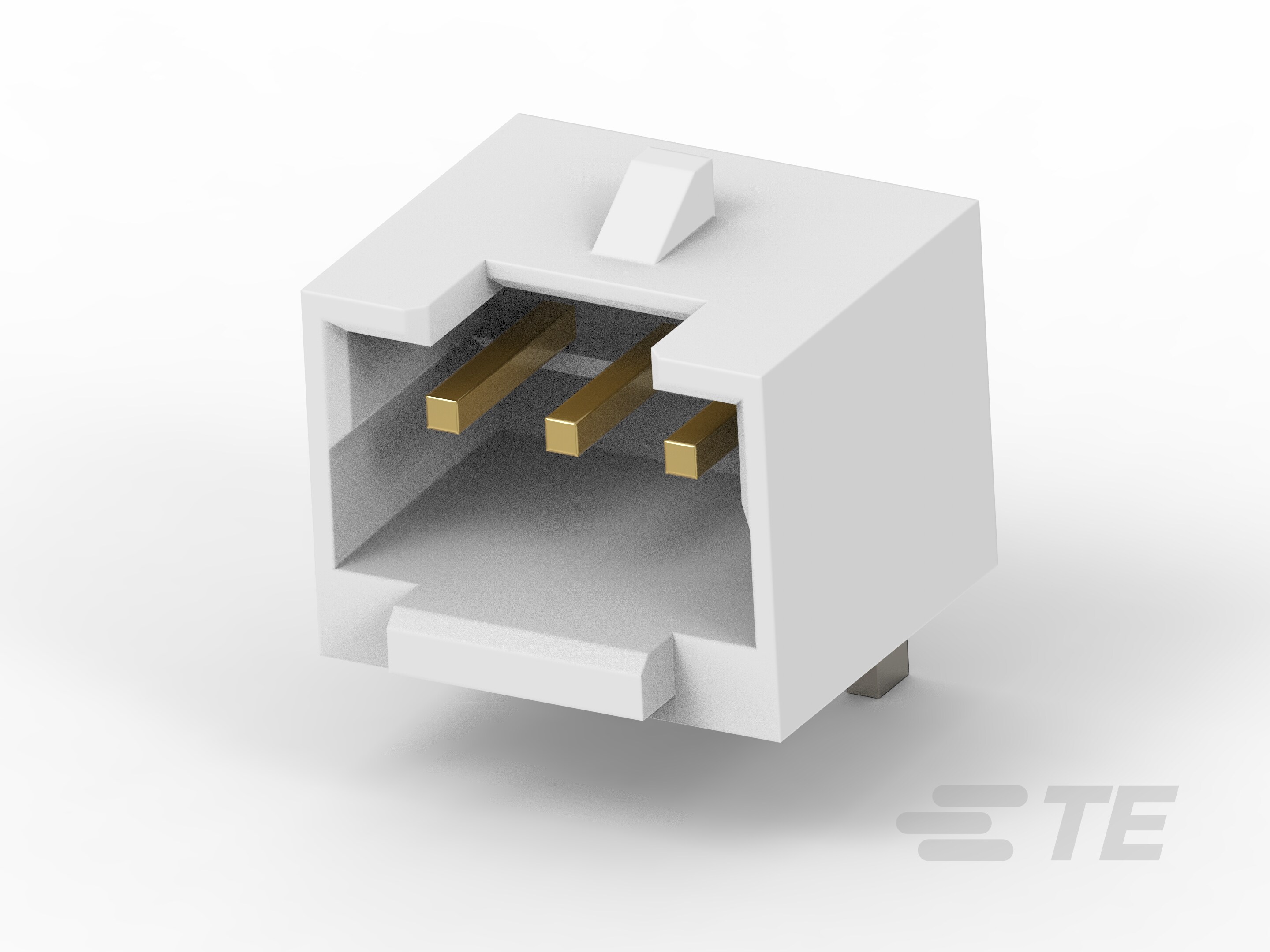 1.5P 3POS WTB VERT BRD W LATCH AU NAT-2-2380320-3