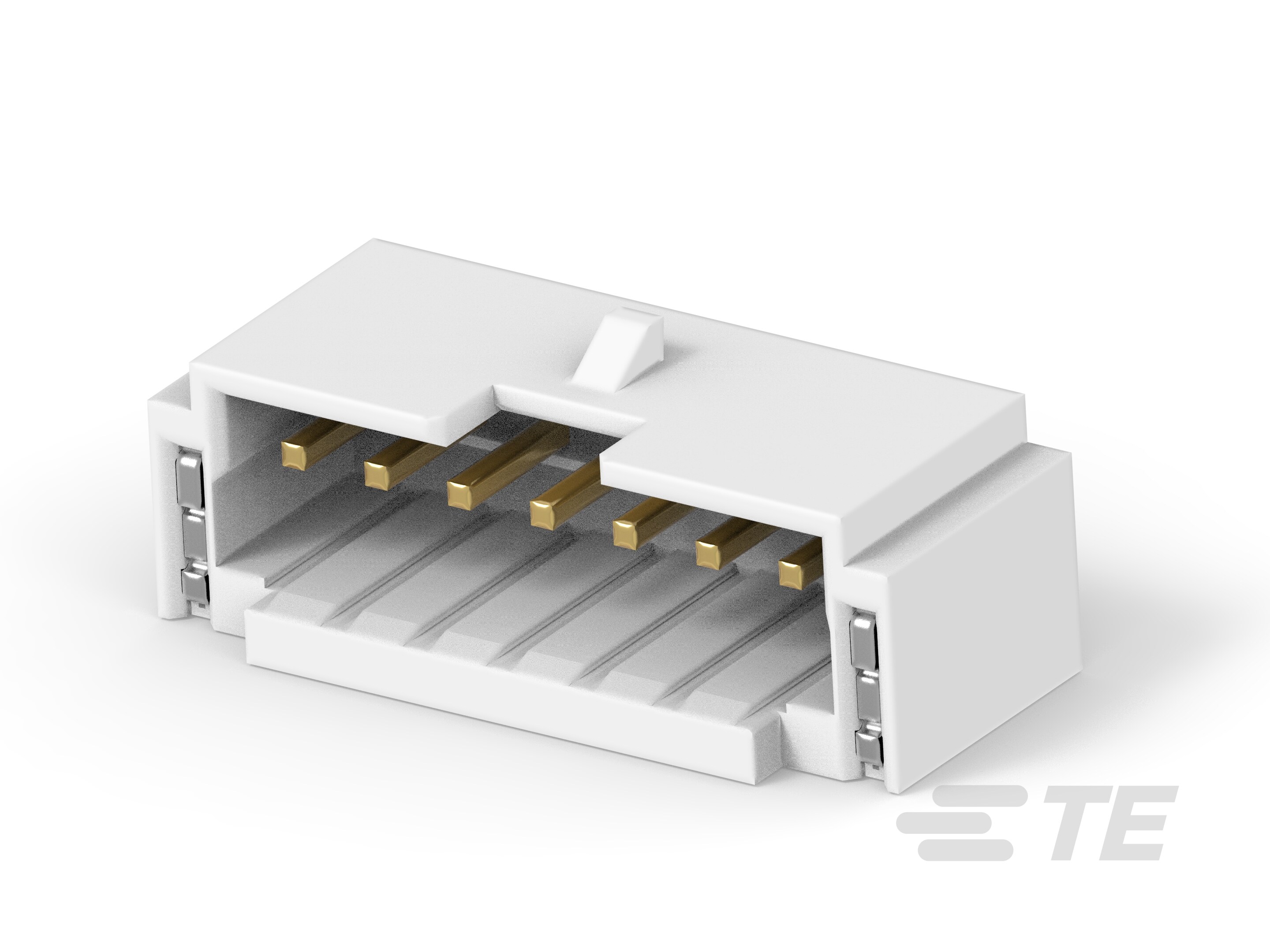 1.5P 7POS WTB R/A BRD W LATCH AU NAT-2-2381626-7