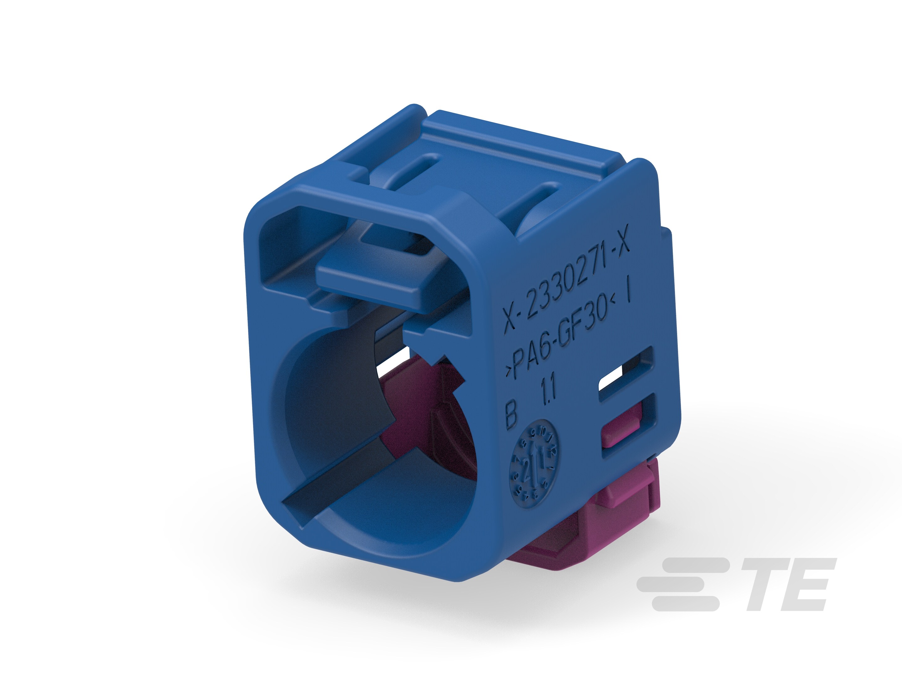 1P FAKRA II HSG ASSY 90DEG COD C-2-2392990-3