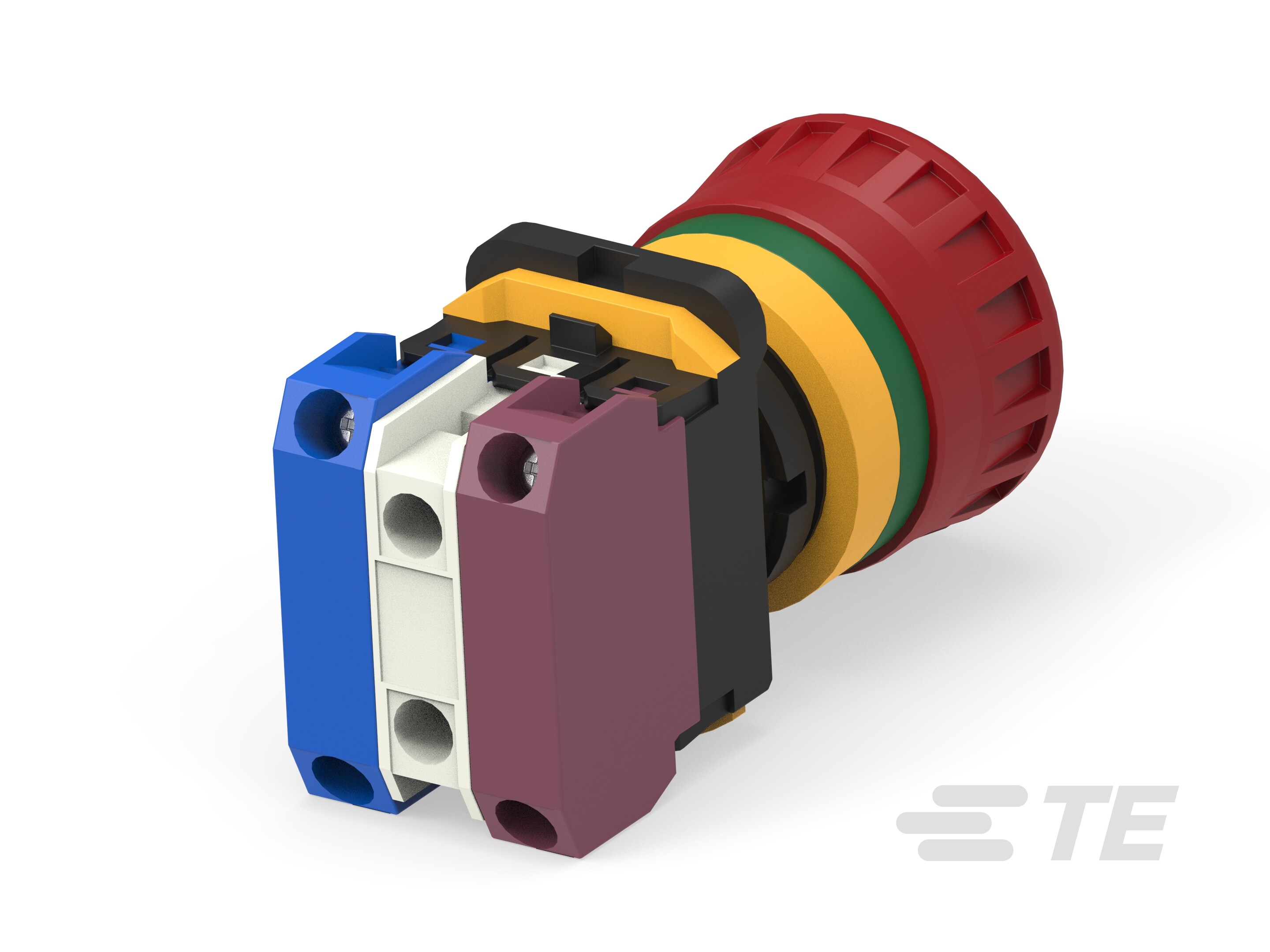 Emergency Stop Switches: 22mm Mounting Hole, Pushbutton-CAT-W06-P2240