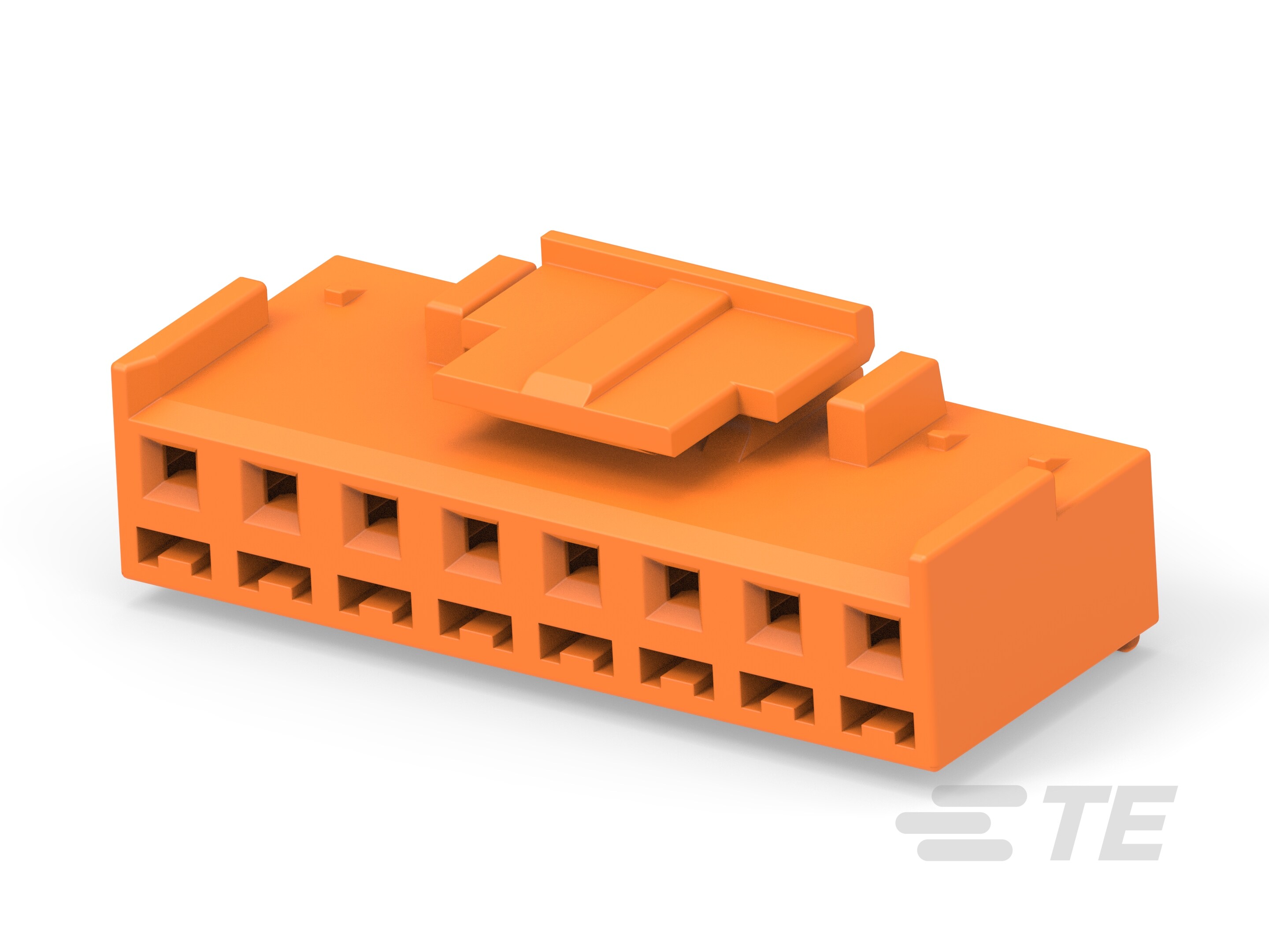 EP II PLUG HOUSING, 8P, ORANGE, NON-GWT-2-2421886-8