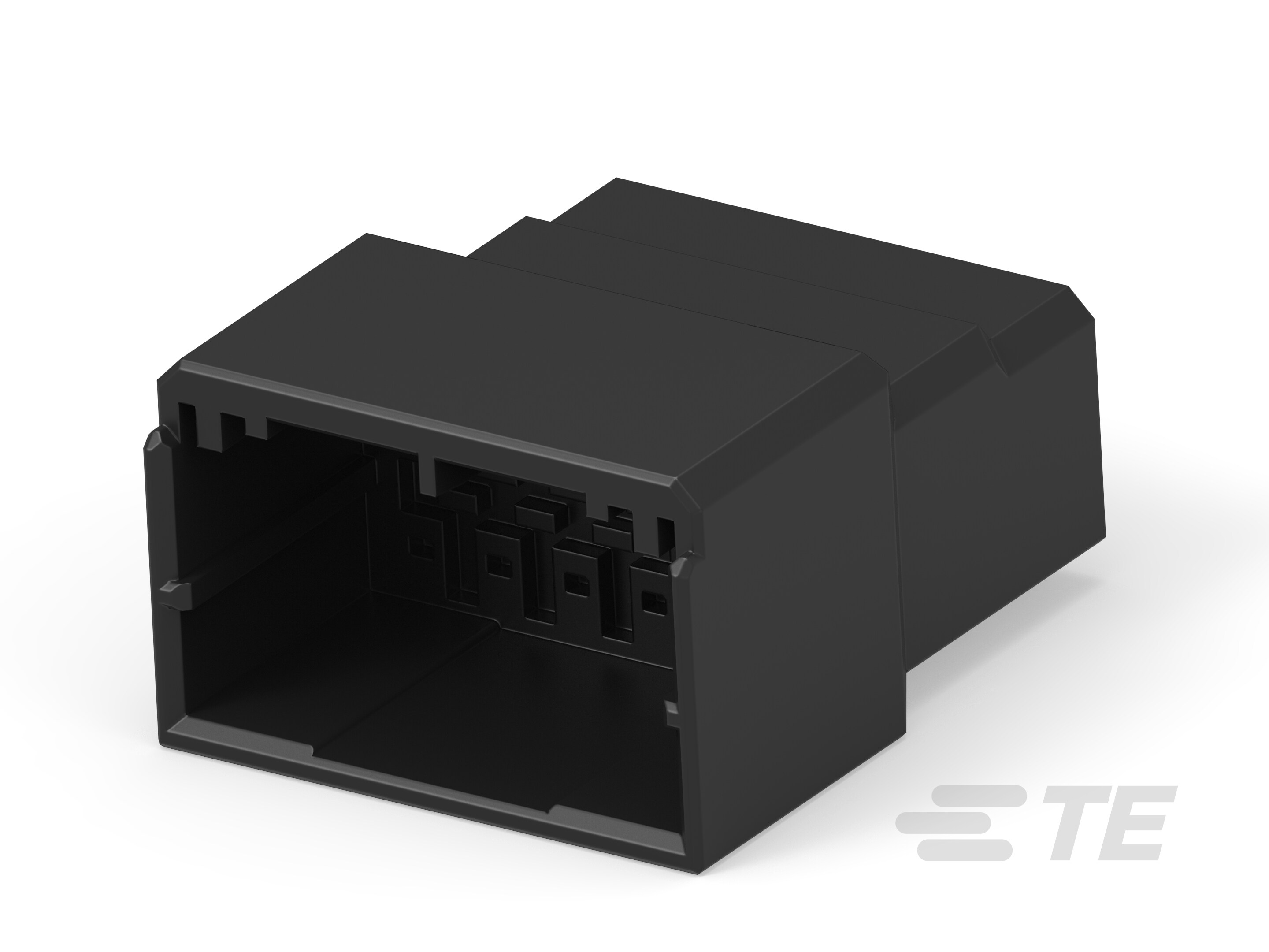 D1200D TAB HSG 12P Y BLACK PA9T GF33 F/H-2-2468187-6