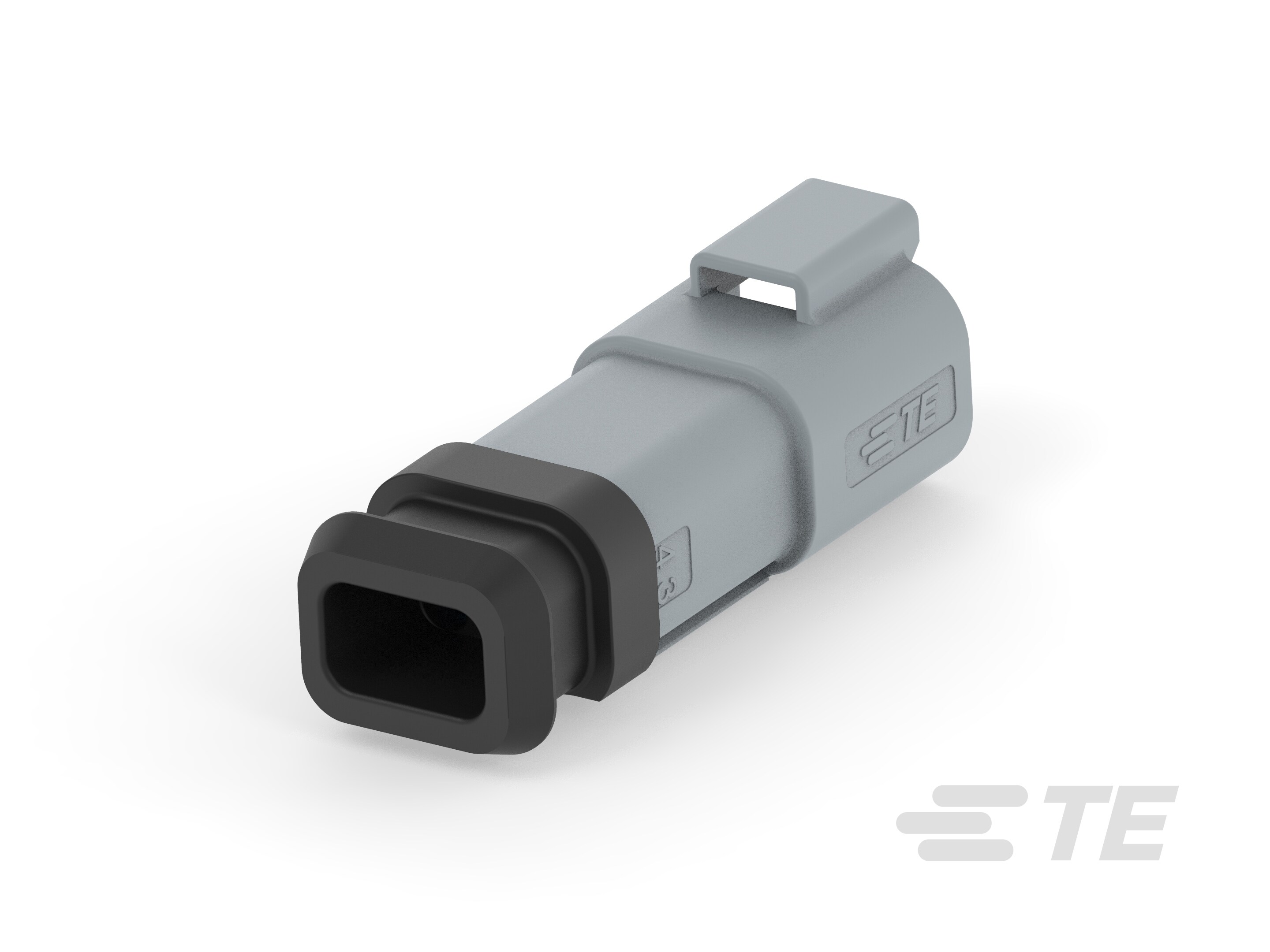 4CCT GREY RECEP W/LARGE SEAL & HS-2-2600030-9