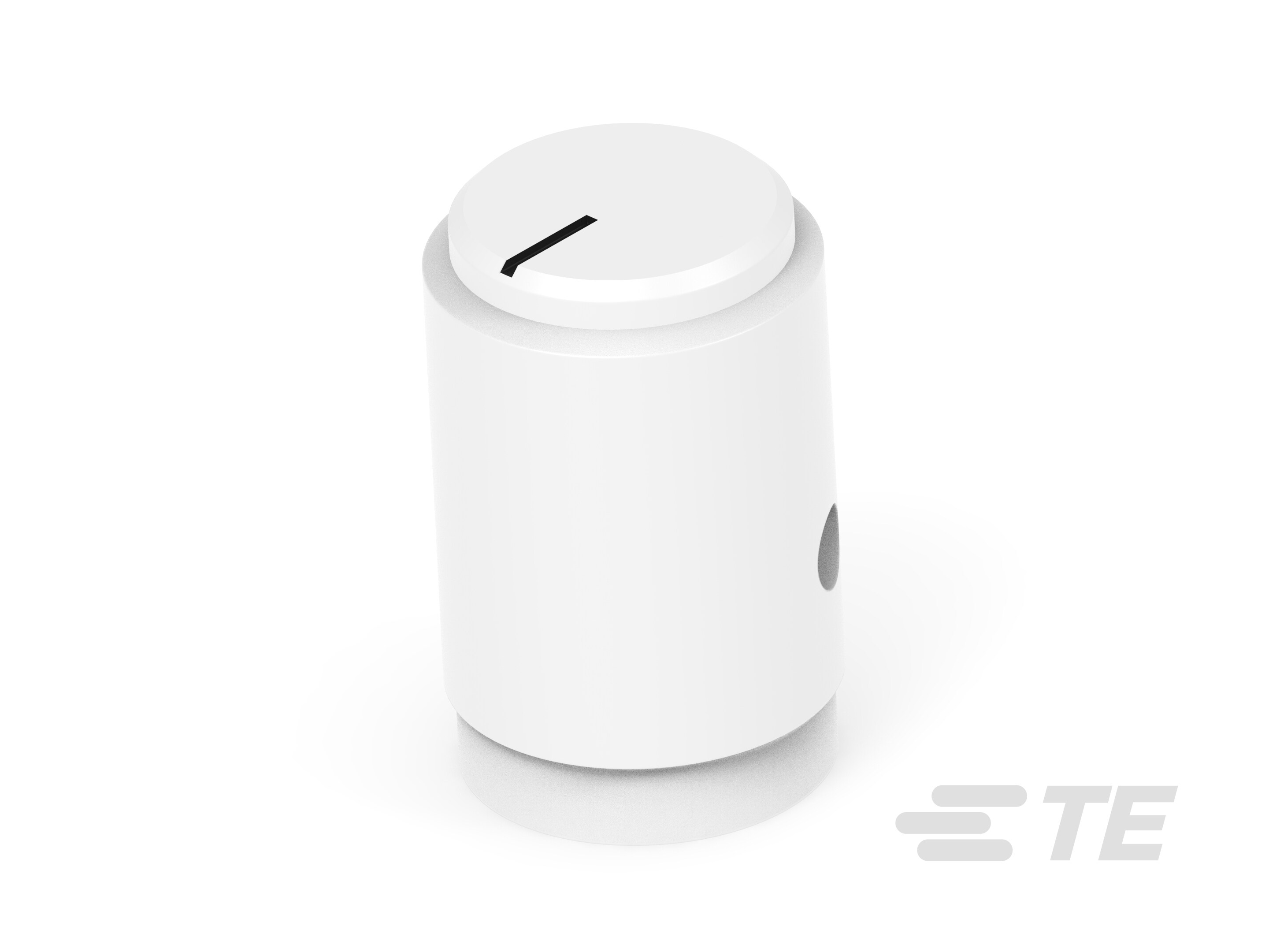 KB500A1/8=KNOB KNURL ALUM 1/8-3-1437621-6