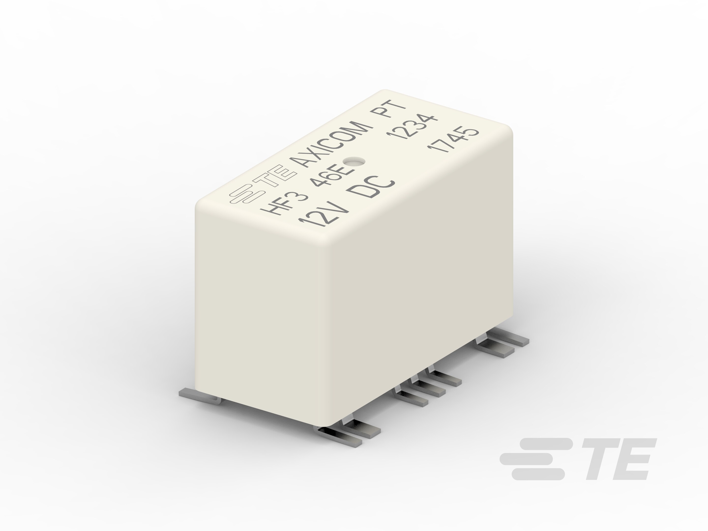 HF3 46E = 75OHM 300MW 12V BIST 2COIL-3-1462050-6