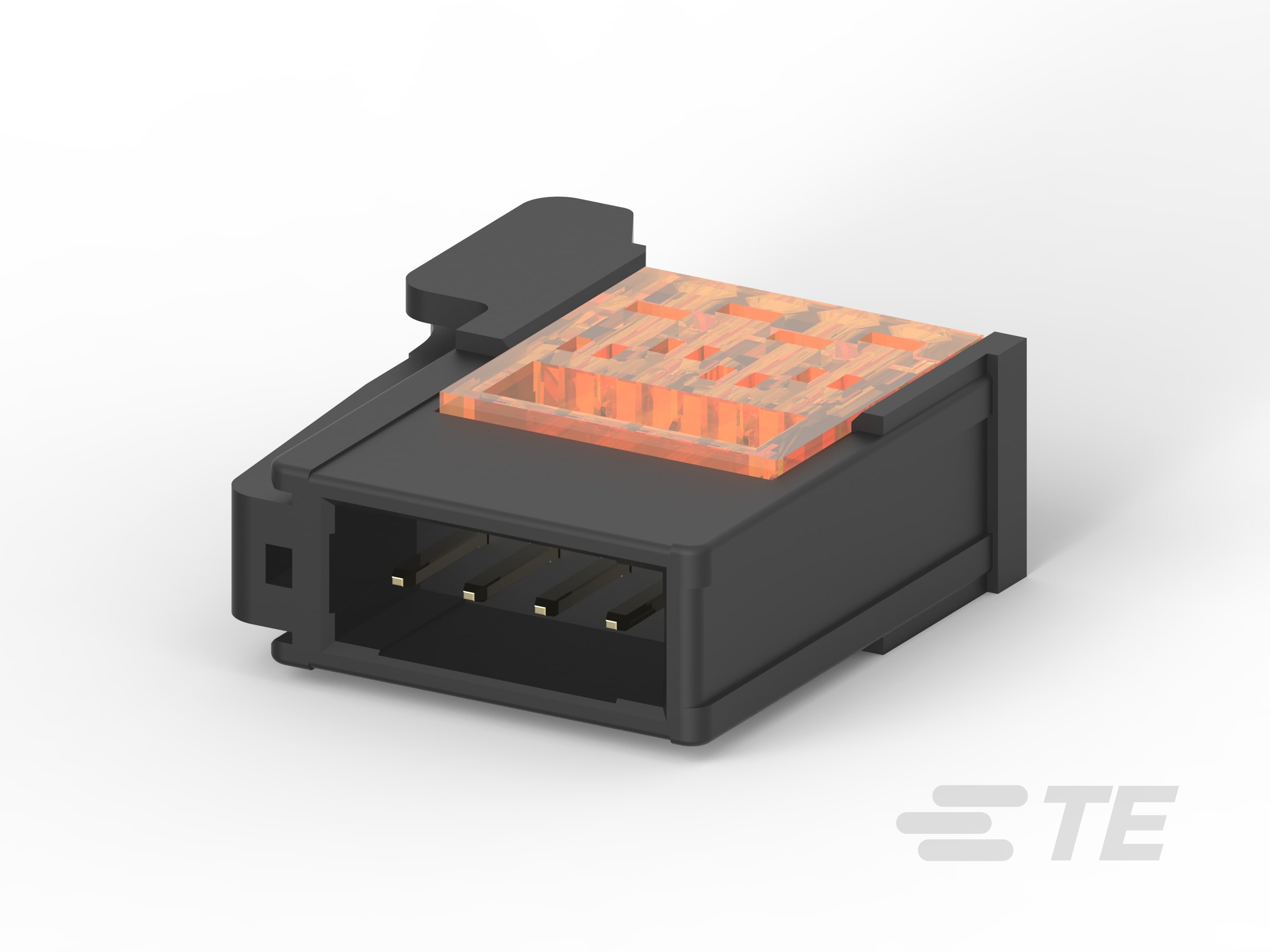 RITS CONN. PLUG ASSY 4P ORANGE-3-1473562-4