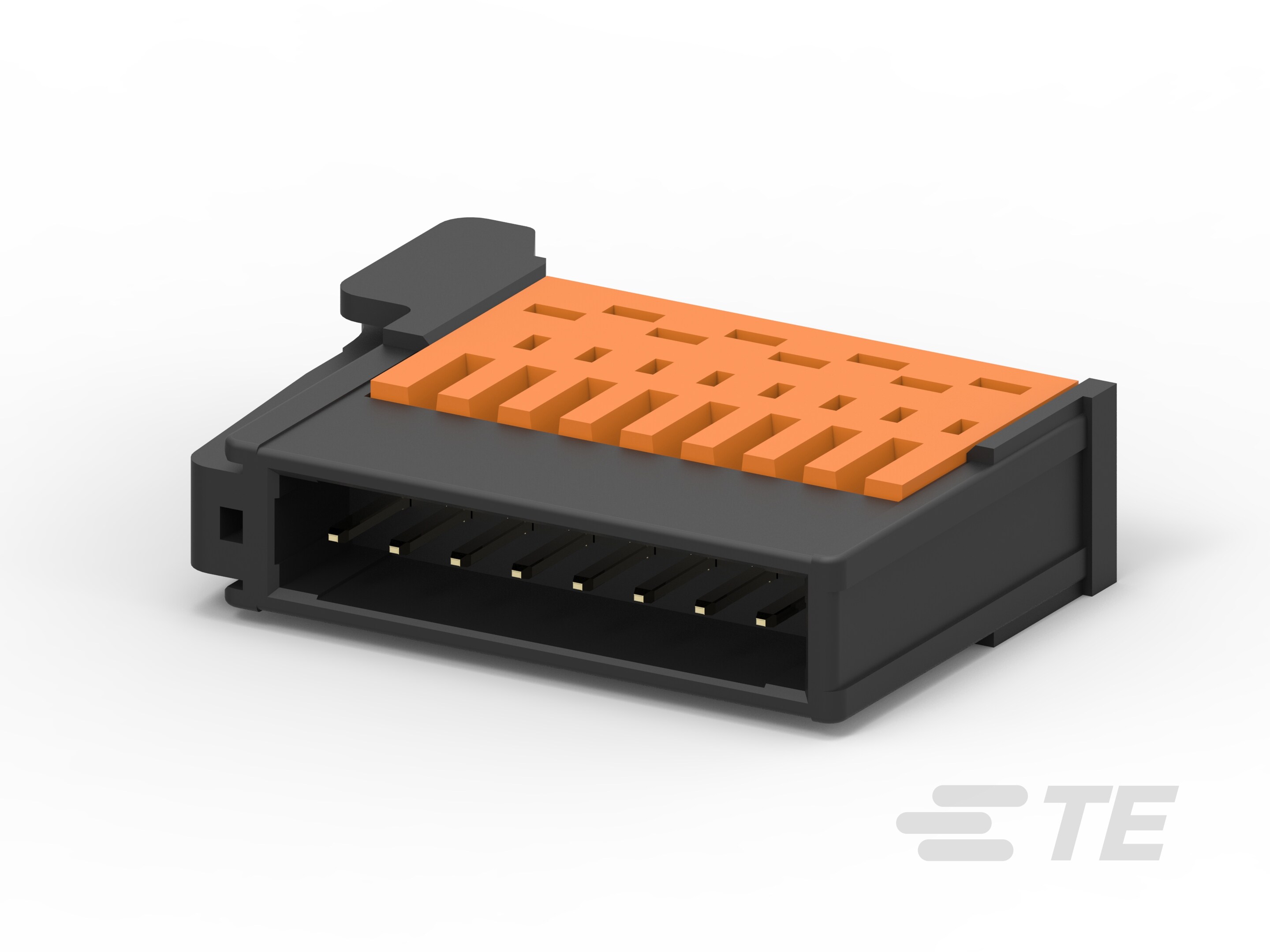 RITS CONN.PLUG ASSY 8P ORANGE COVER-3-1554809-8