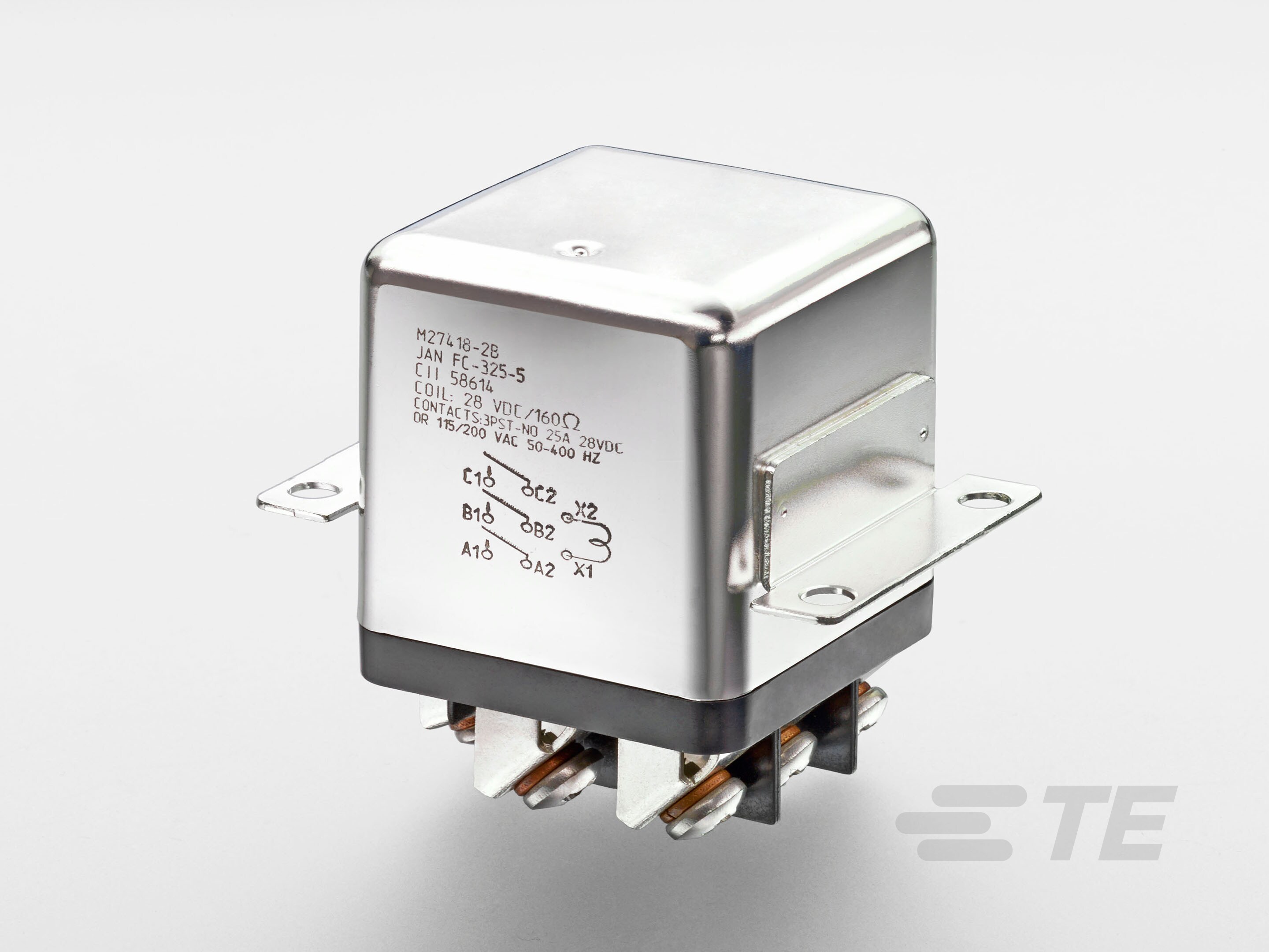 FCAV-325-CV4=3PDT 25A MID-RANGE RELAY-6-1617804-4