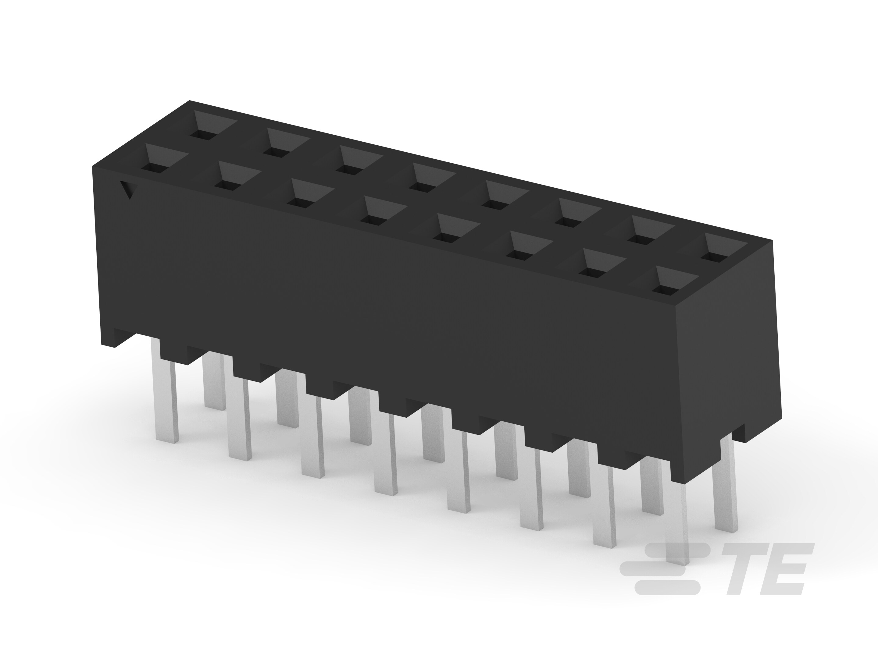 RCPT, 2.0MM, 16P,VRT MT, 8 Au