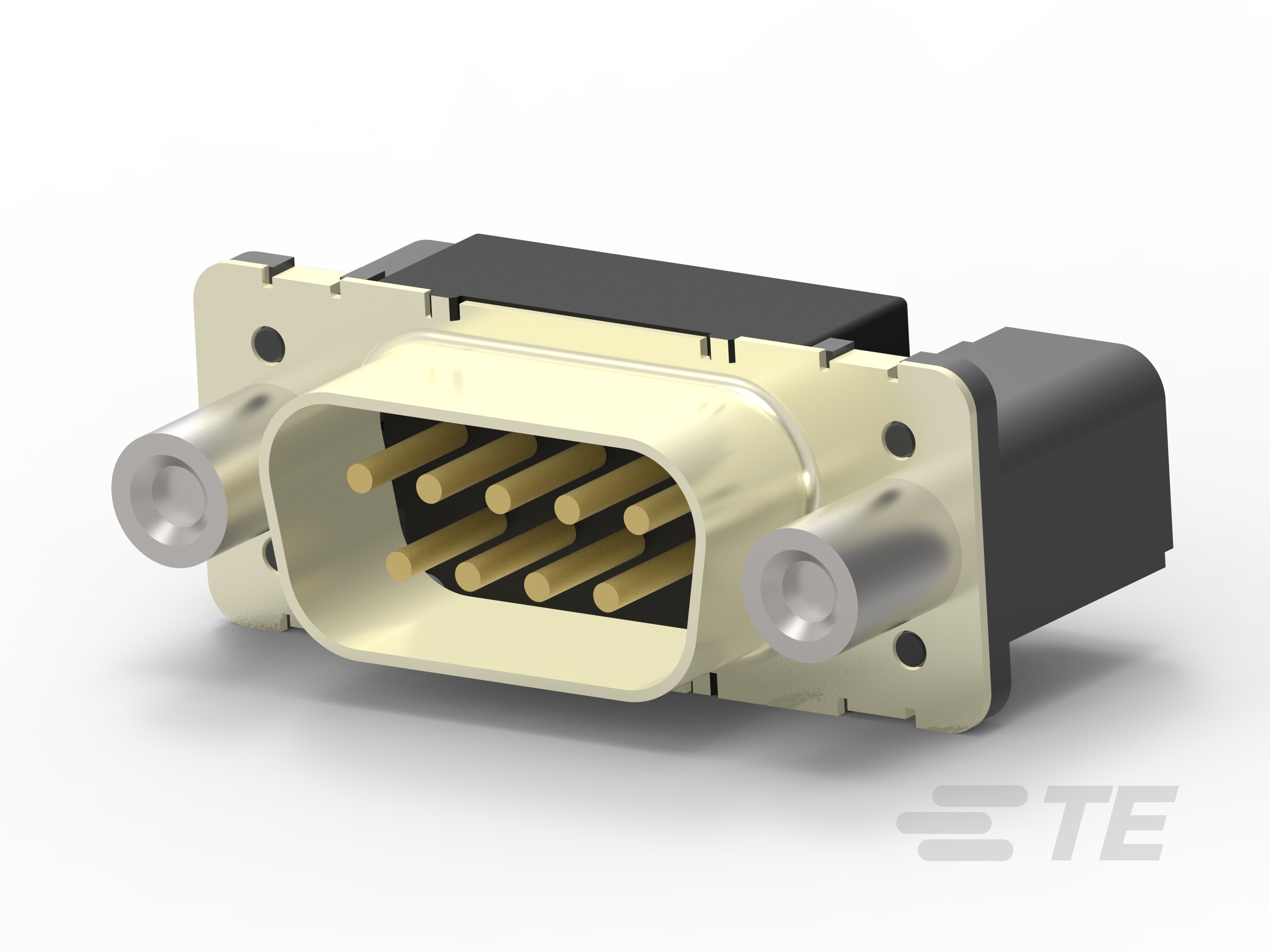 9P HD20 PIN HEADER, StUD UNC4-40-3-1740195-2