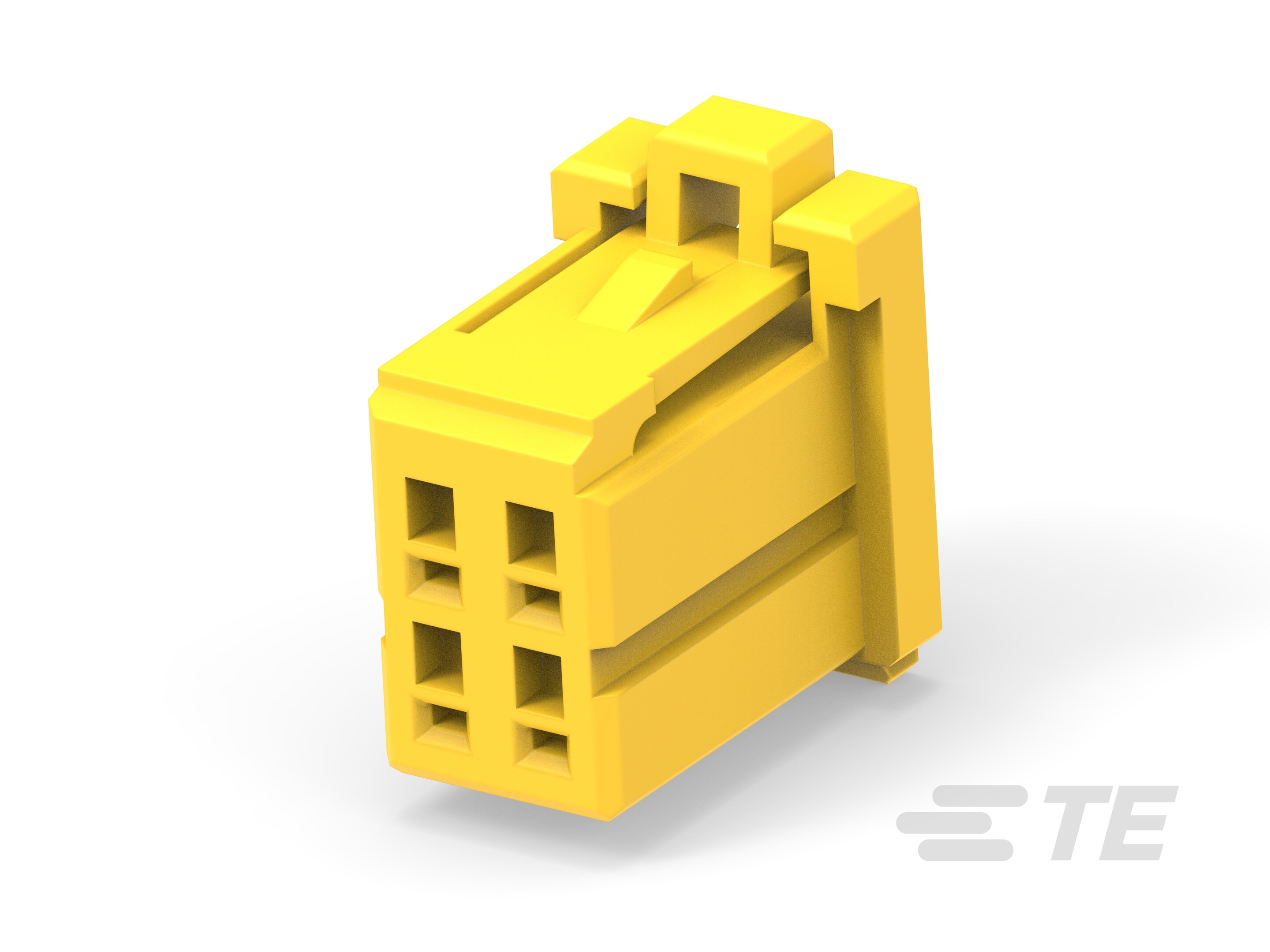 DYNAMIC 1200D REC HSG 4P X YELLOW-3-1939028-2