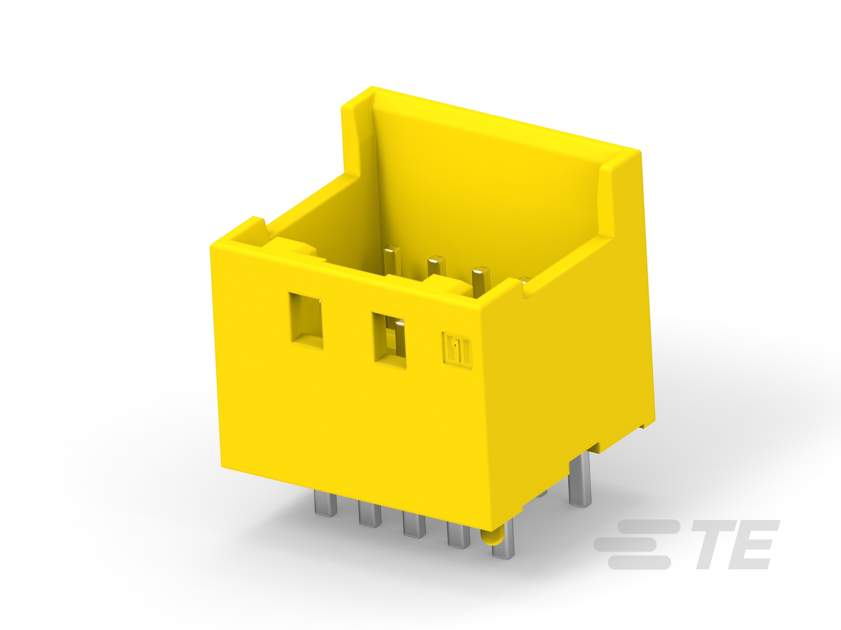GIC 2.0 HDR ASSY 10P TIN VERTION  YELLOW-3-2013924-1