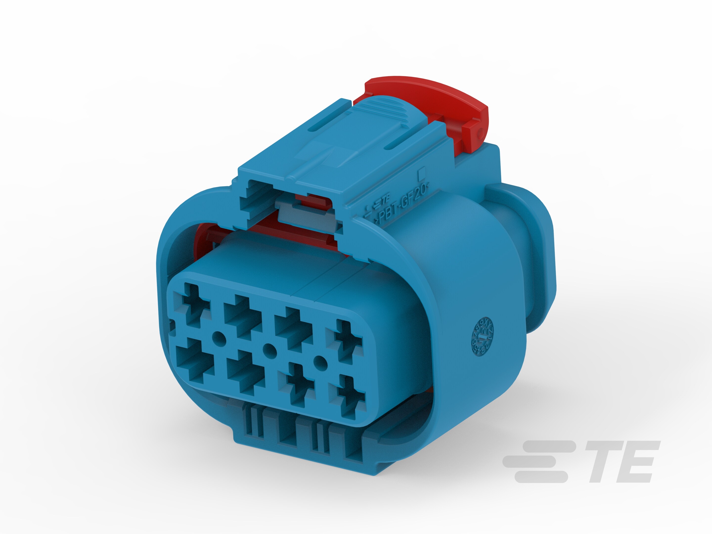 MCP 2.8 8/4P PLUG ASSY S-BLU/D-3-2109441-9