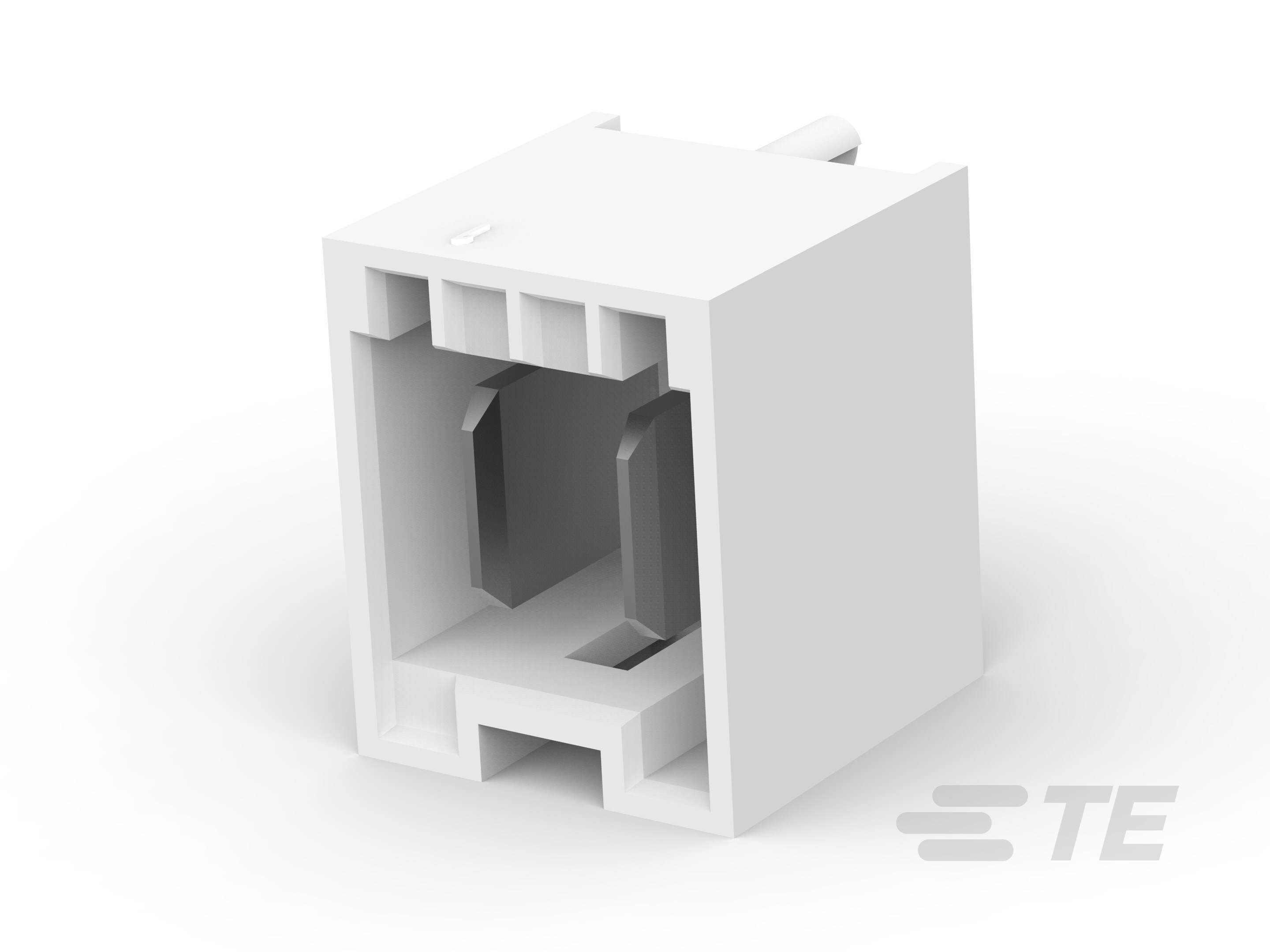 2P, PL RAST 5 Tab Header, TH, Vertical-3-2232532-2