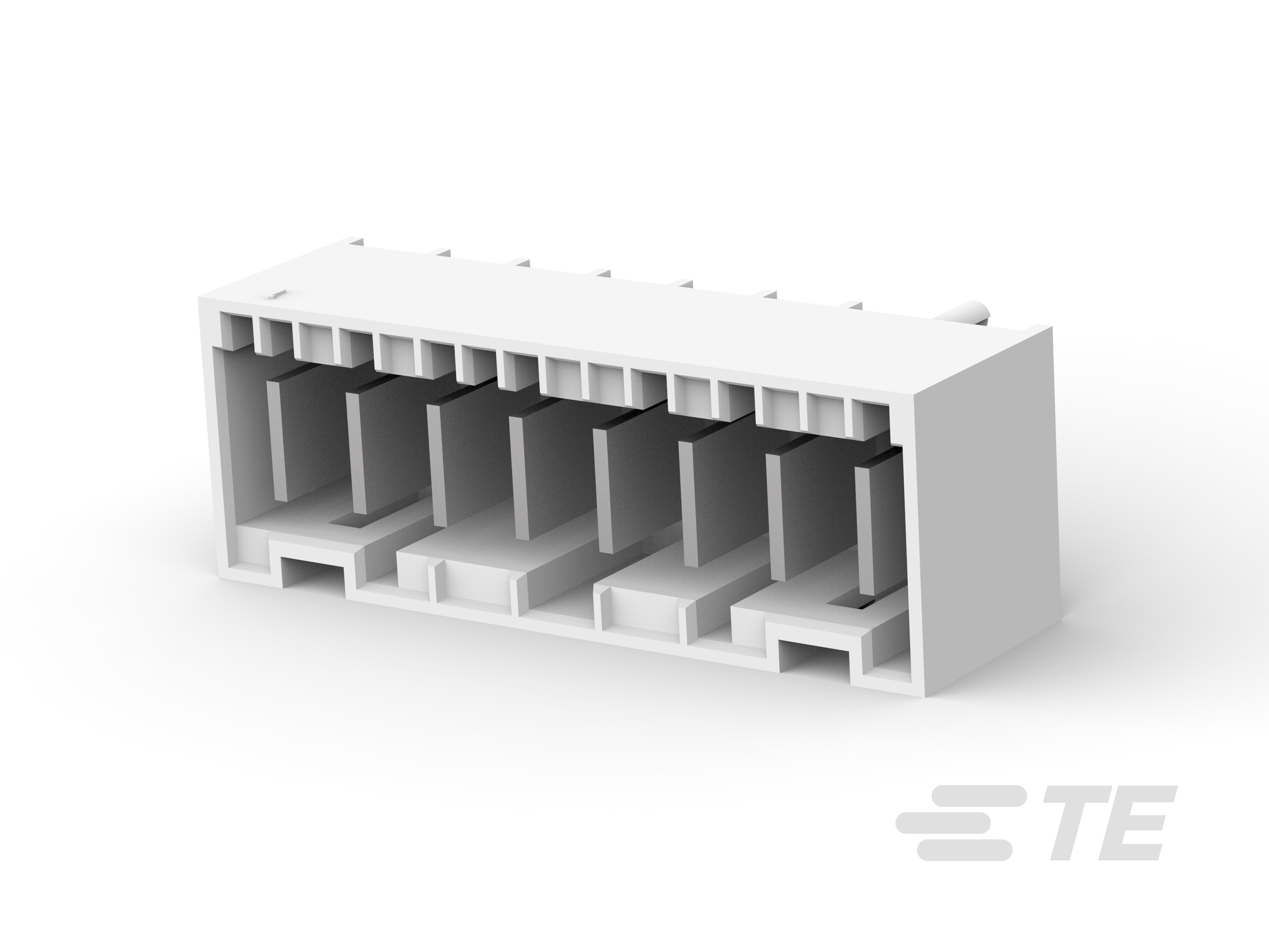 8P, PL RAST 5 Tab Header, TH,Vertical-3-2232532-8