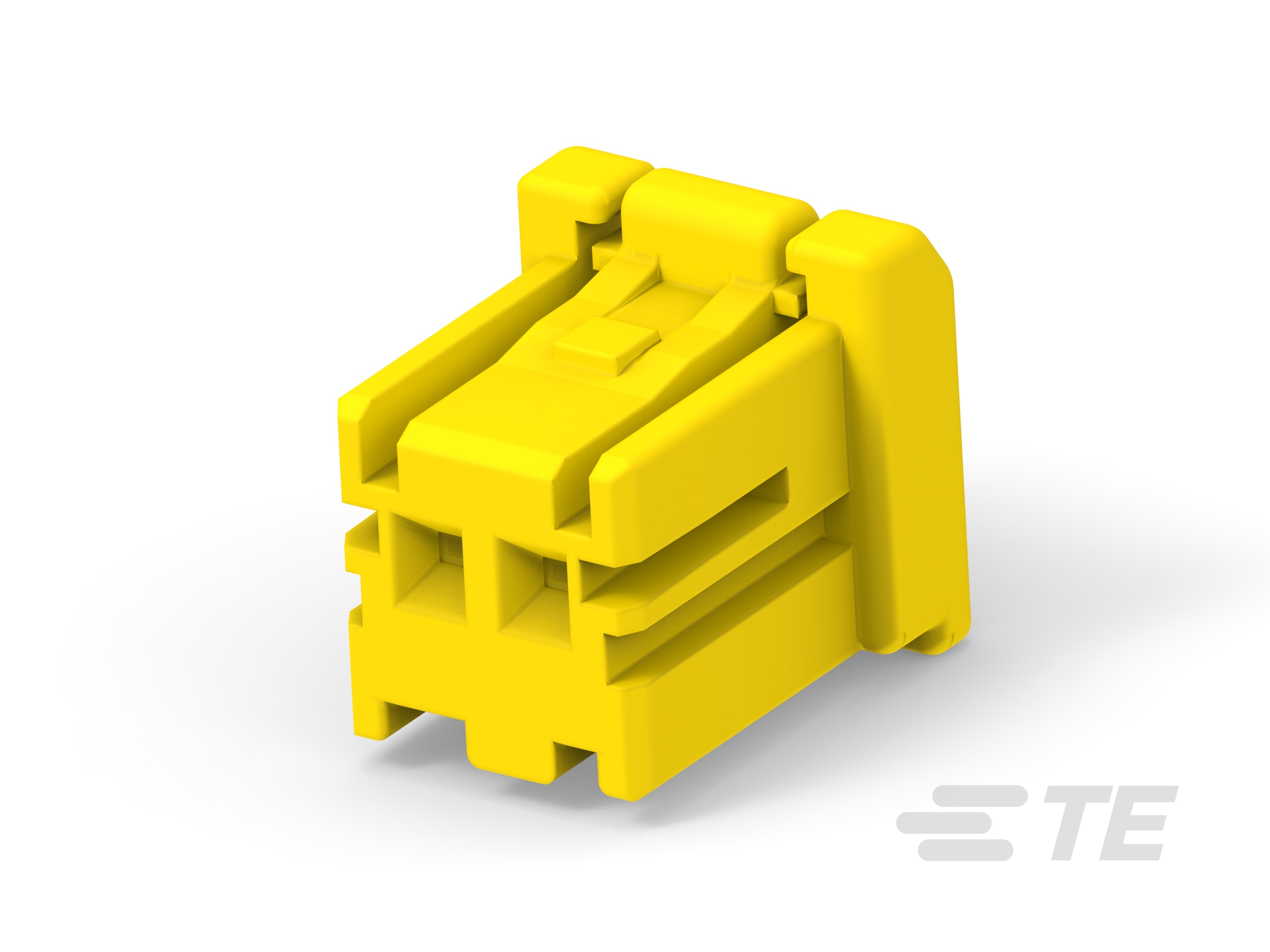 GIC 2.5 W PLUG HSG 2P YELLOW-3-2232568-4
