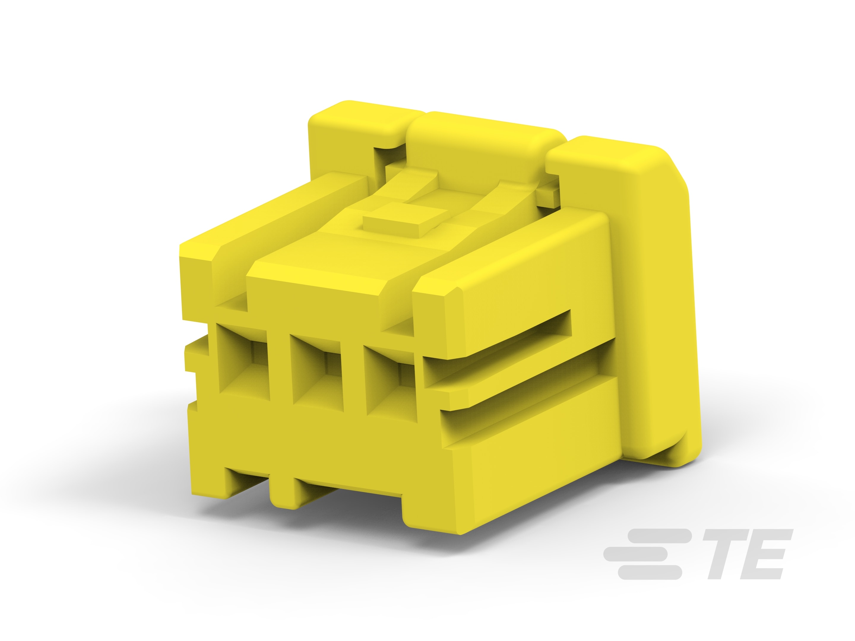 GIC 2.5 W PLUG HSG 3P YELLOW-3-2232571-4