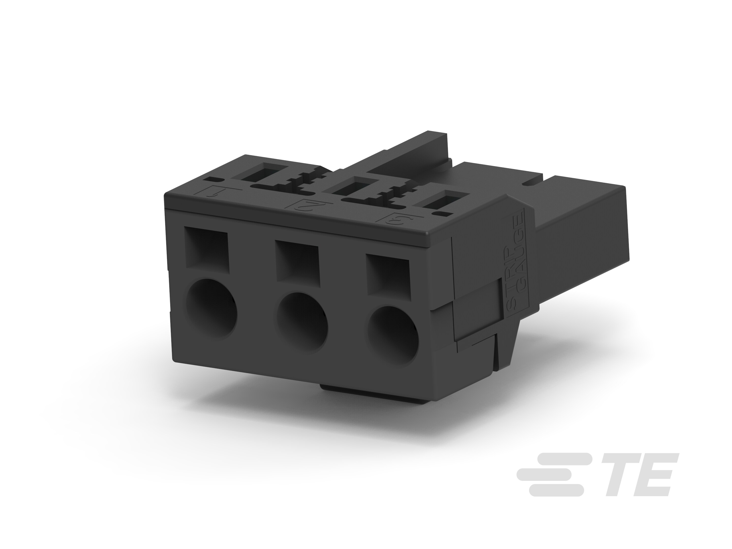 D3950 REC 3POS 1ROW X KEY-3-2289080-1