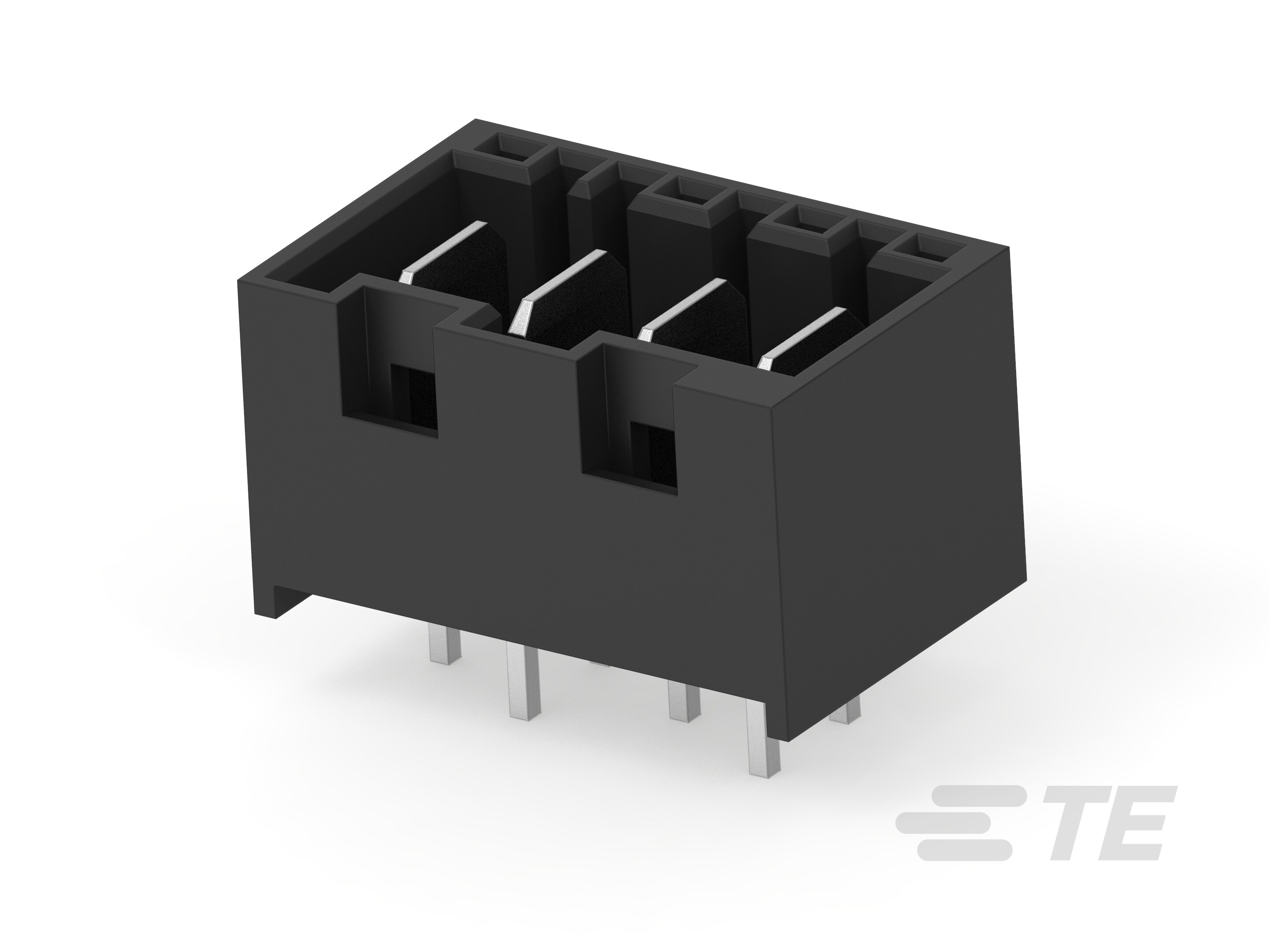 4P, RAST 5 HEADER, PL, SHROUDED-3-2292457-4