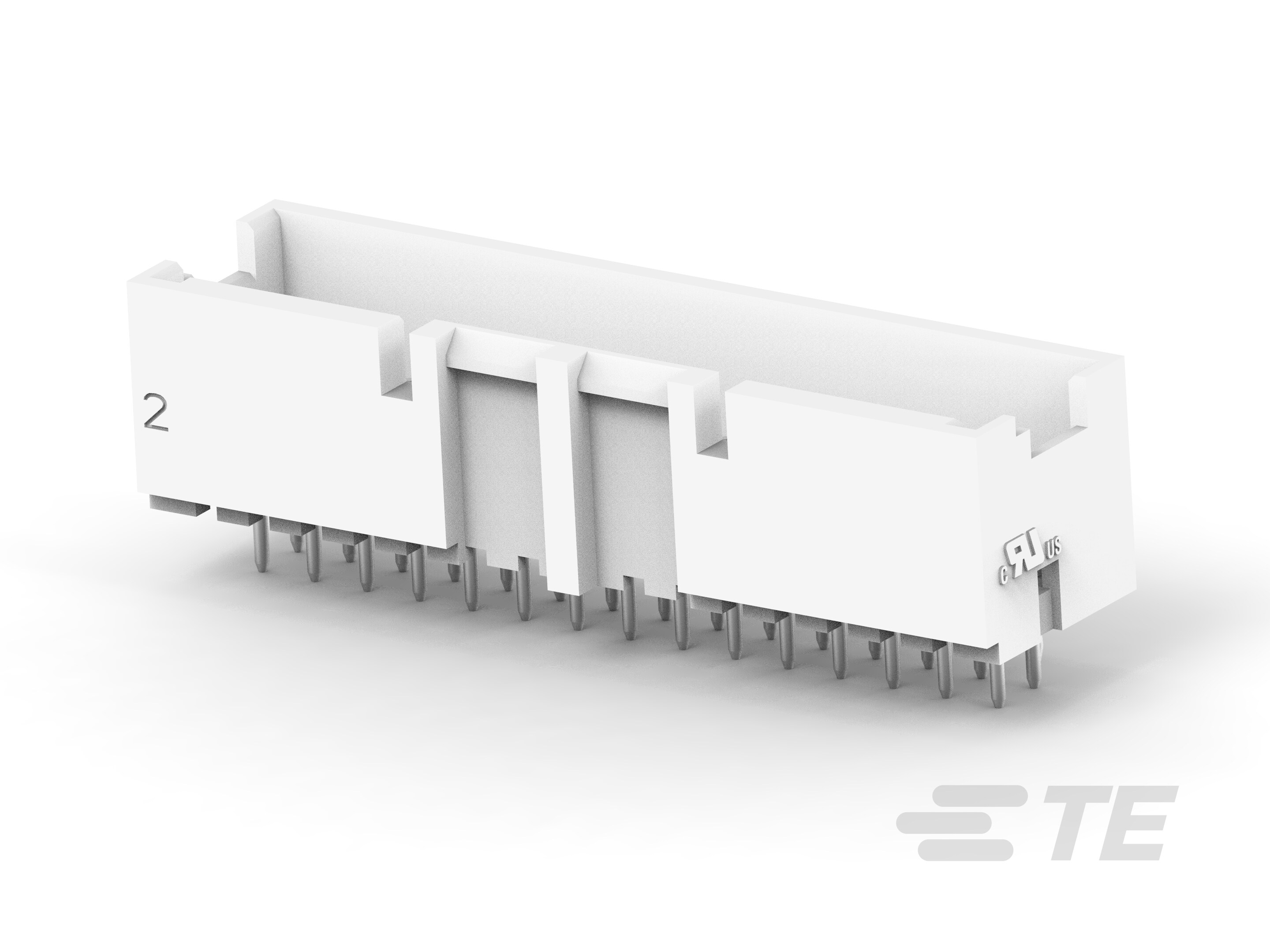 ASSY,HDR,VERT,GWT,BOSSED,DUAL ROW, EP2.5-3-2324245-0