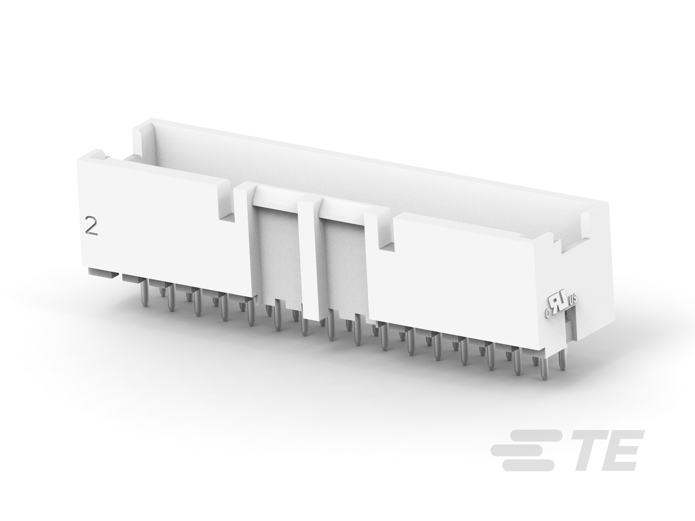 ASSY,HDR,VERT,GWT,BOSSED,DUAL ROW, EP2.5-3-2324245-2