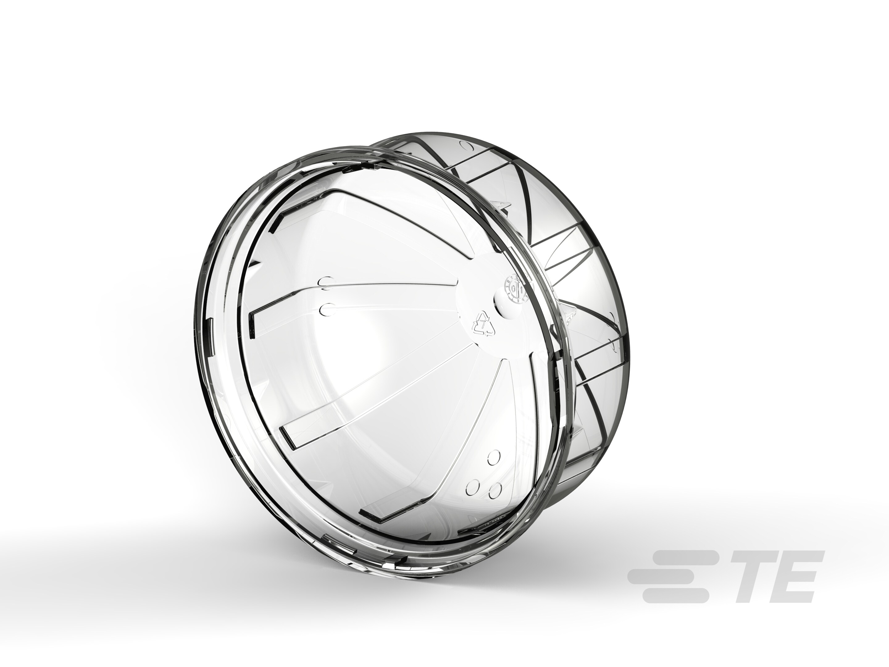 LUMAWISE S 80MM DIA DOME CLEAR MEDIUM-3-2328823-2