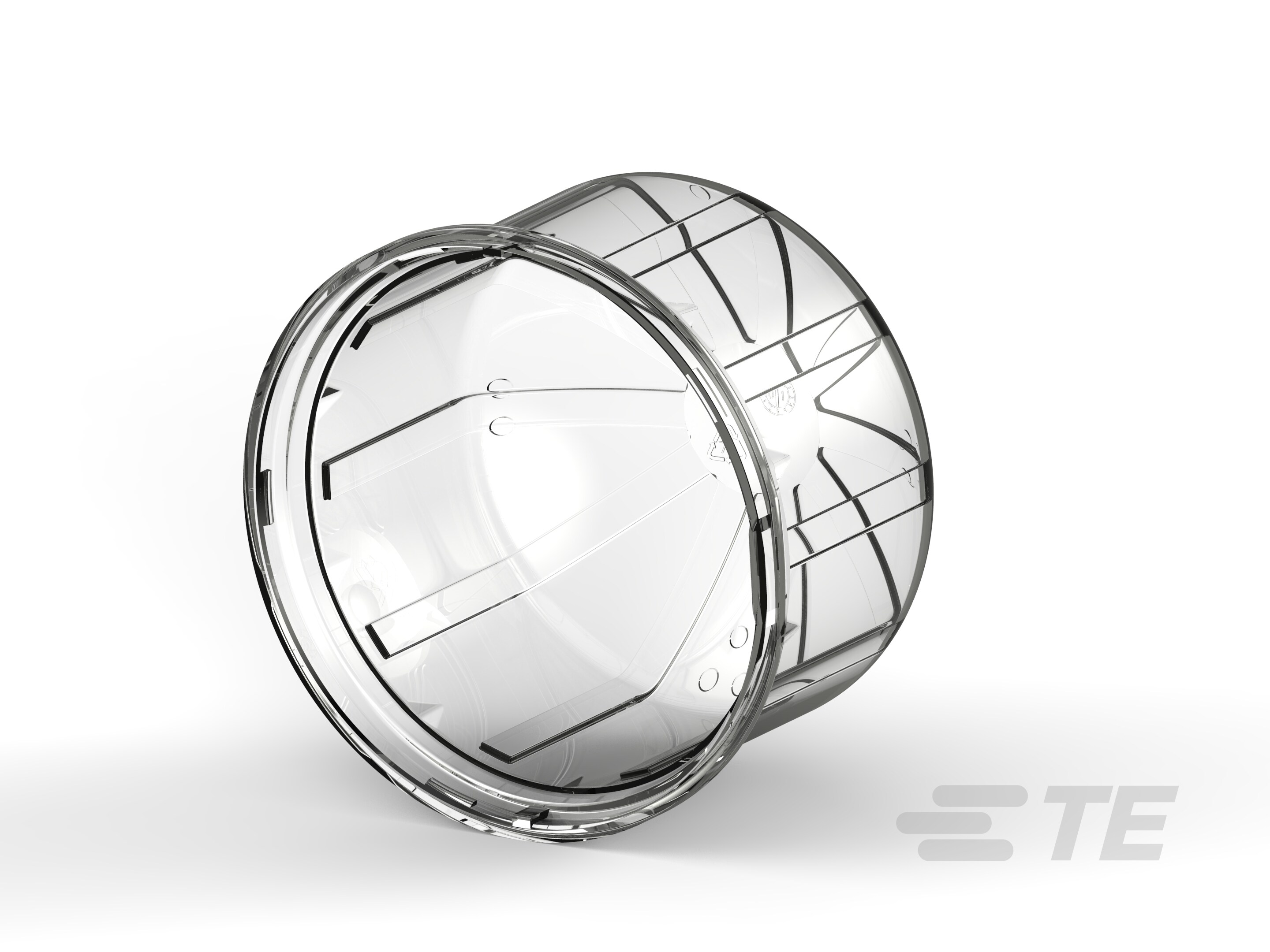 LUMAWISE S 80MM DIA DOME CLEAR TALL-3-2328823-3