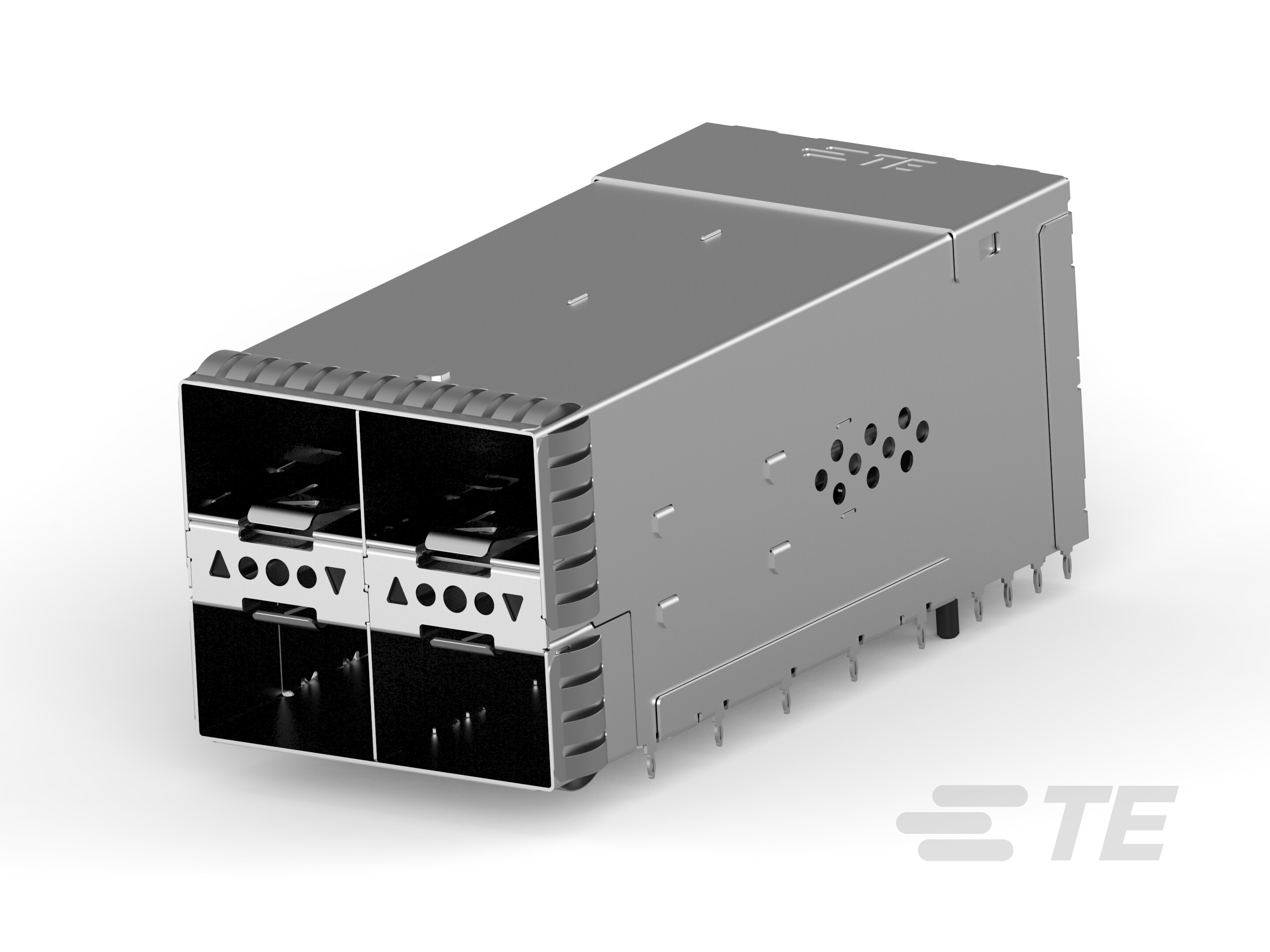 SFP56 STACKED 2X2 RECEPTACLE ASSEMBLY-3-2343522-3