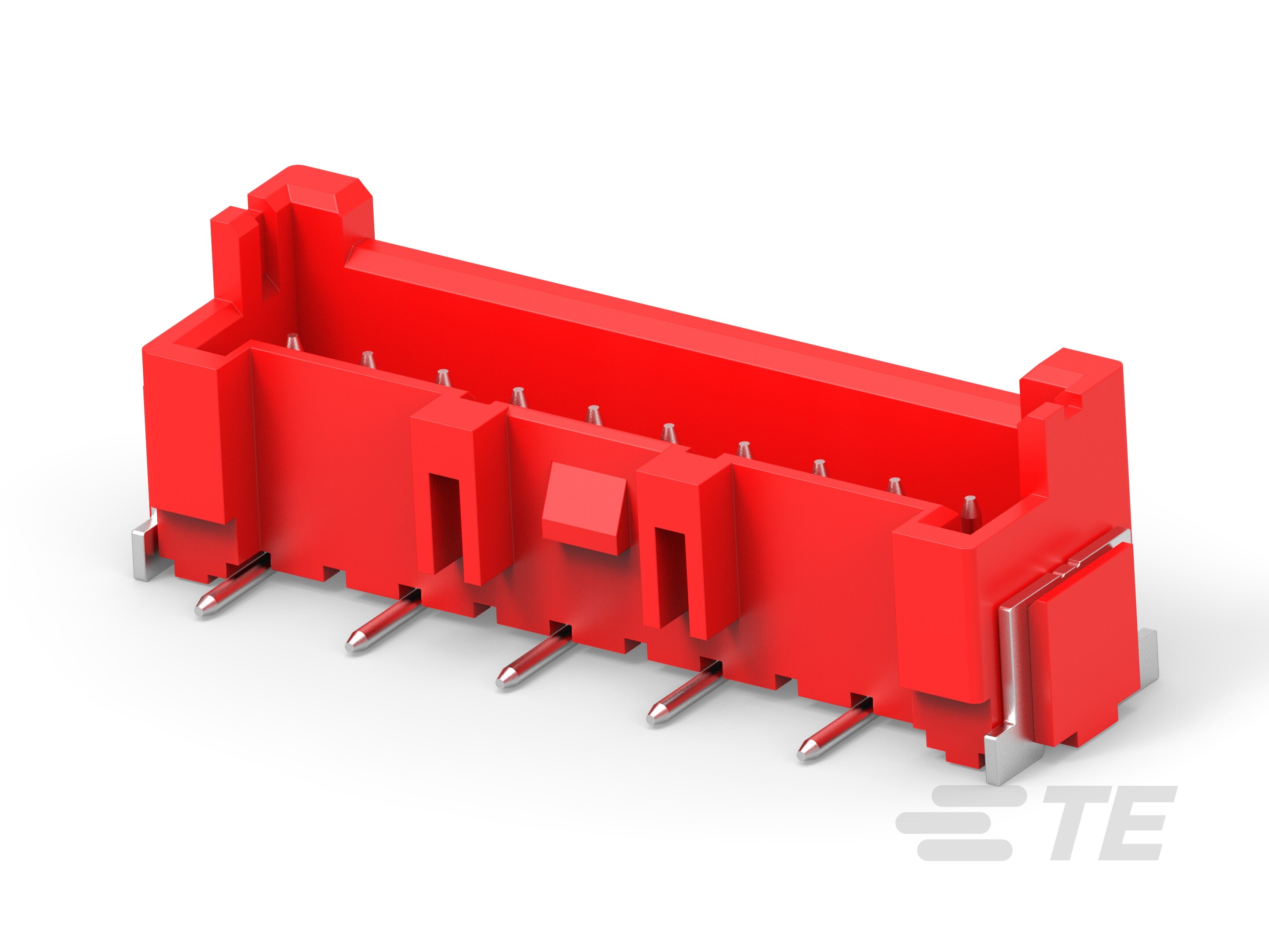 EP2.5 single row SMT header,10P,red-3-2365497-0