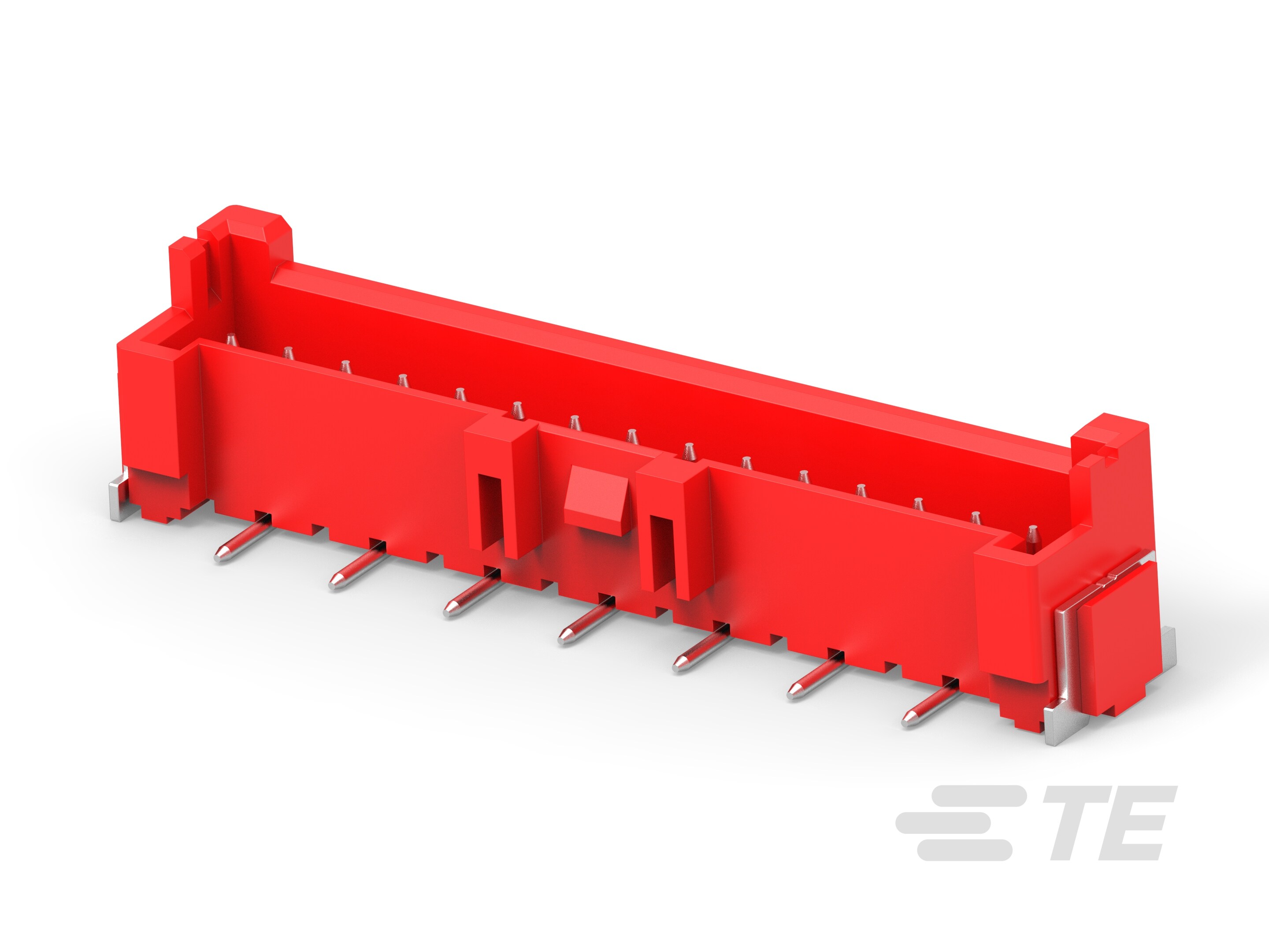 EP2.5 single row SMT header,15P,red-3-2365497-5