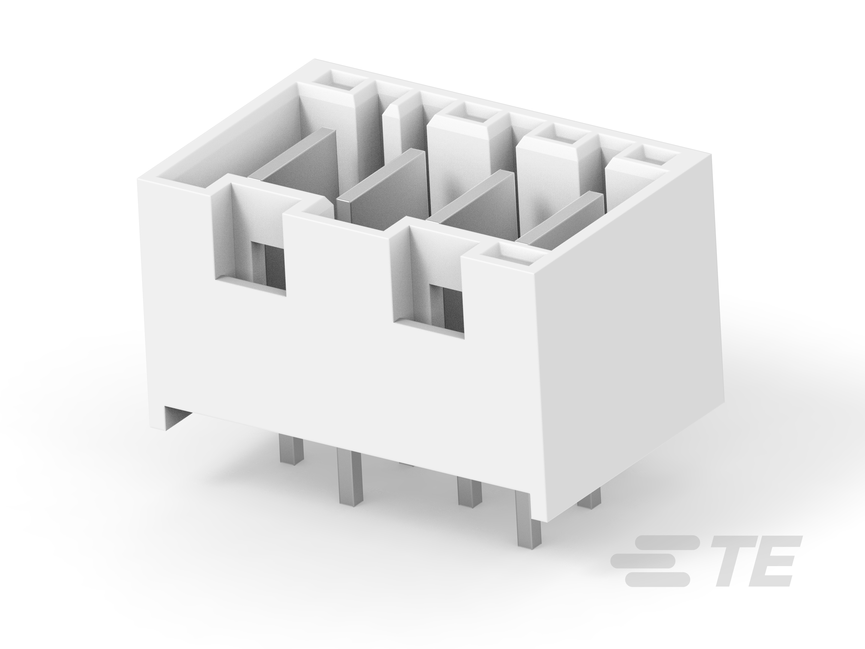 4P, RAST 5 HEADER, PL, SHROUDED-3-2390868-4