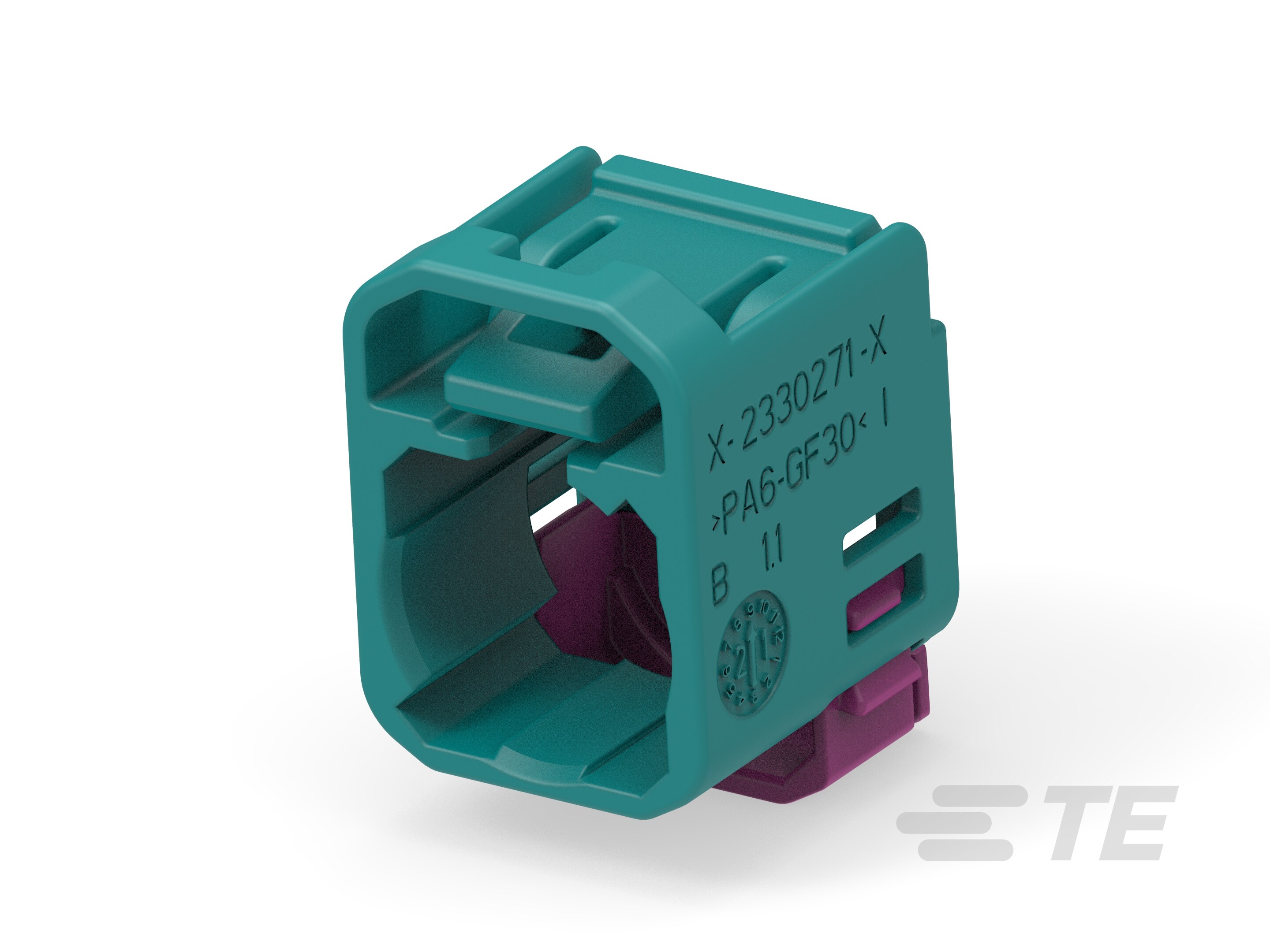 1P FAKRA II HSG ASSY 90DEG COD Z-3-2392990-4